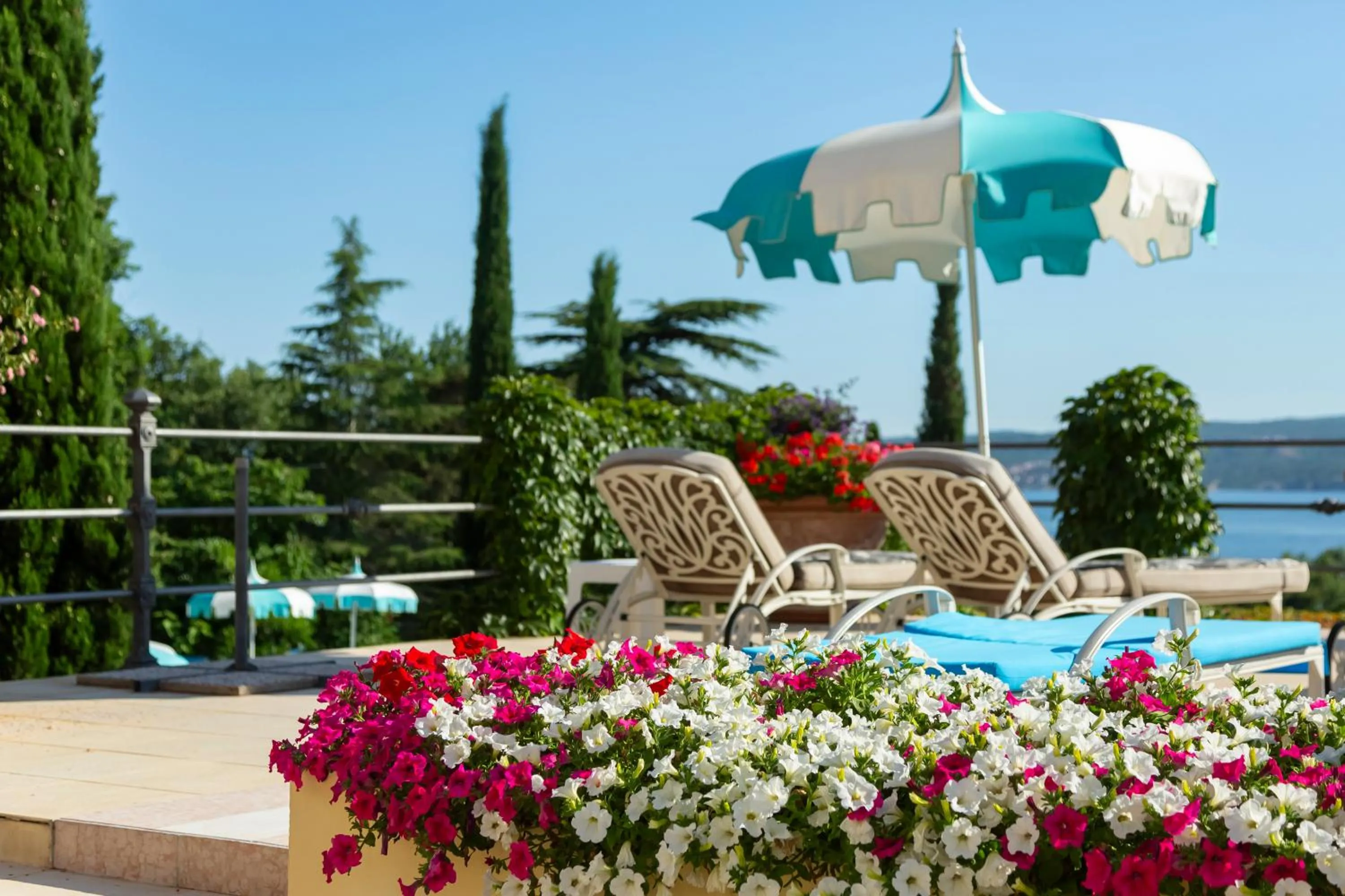 sunbed in Hotel Kvarner Palace