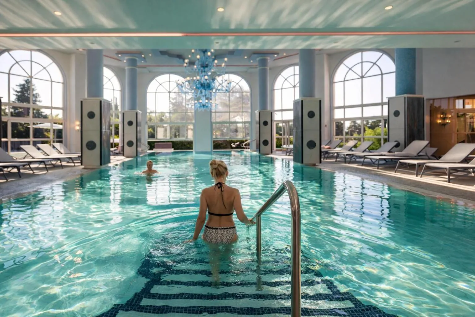 Swimming pool in Hotel Kvarner Palace