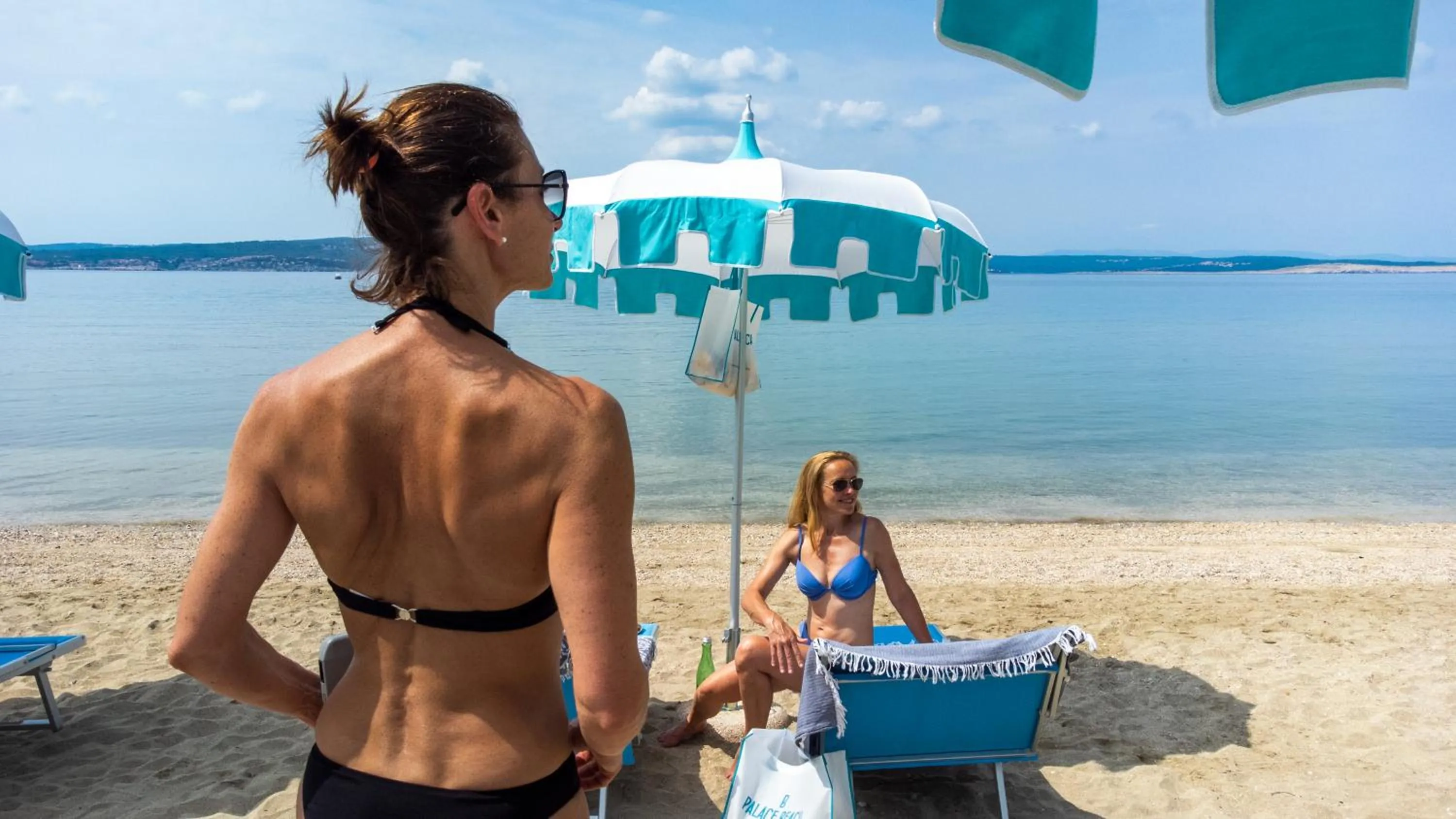Beach in Hotel Kvarner Palace