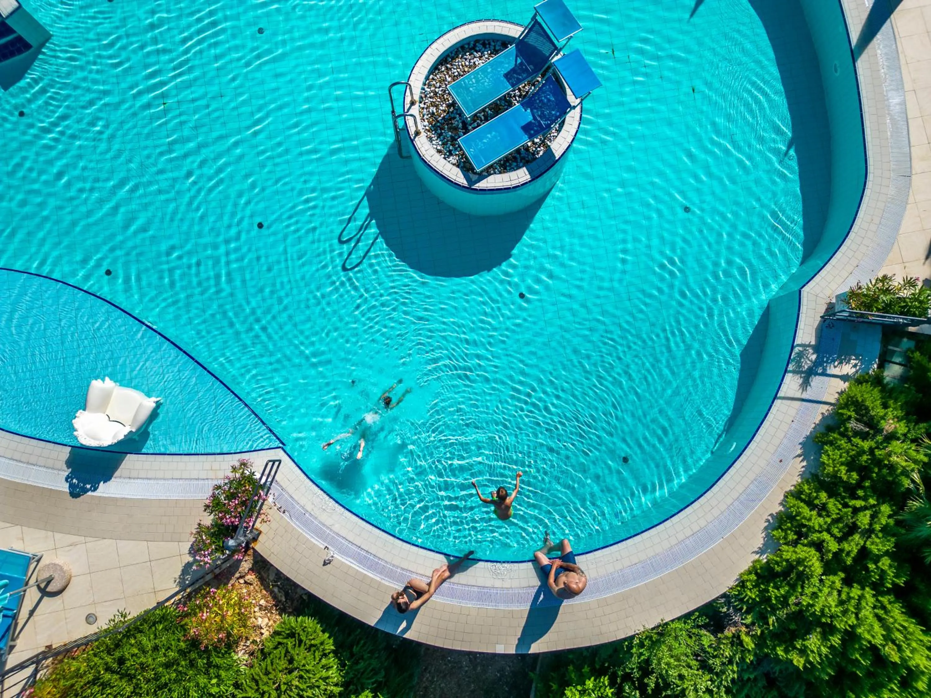 Swimming pool in Hotel Kvarner Palace