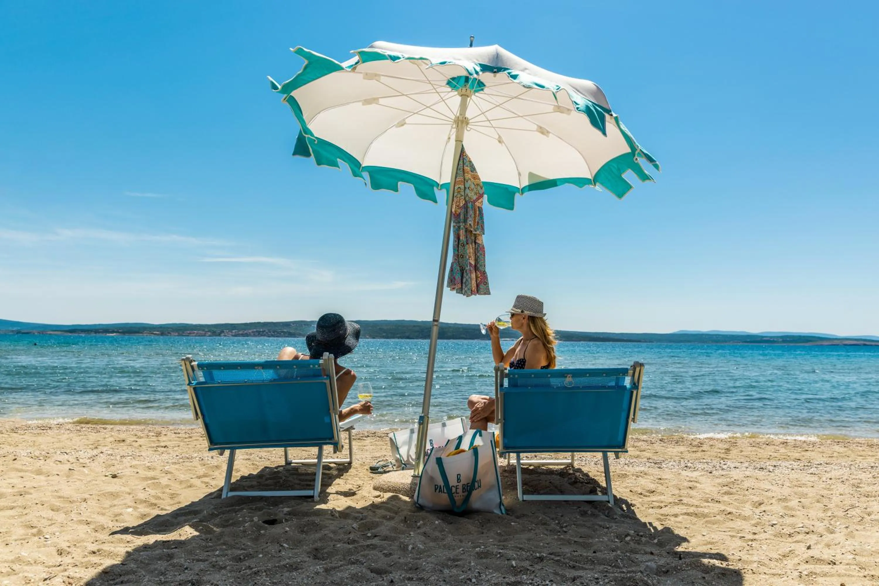 Beach in Hotel Kvarner Palace