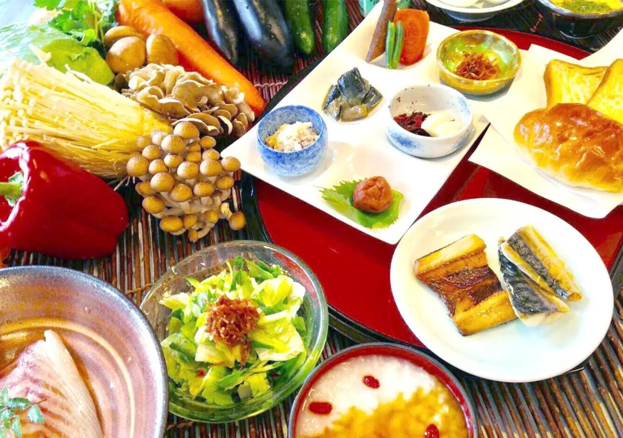 Buffet breakfast in Hotel Trend Funabashi