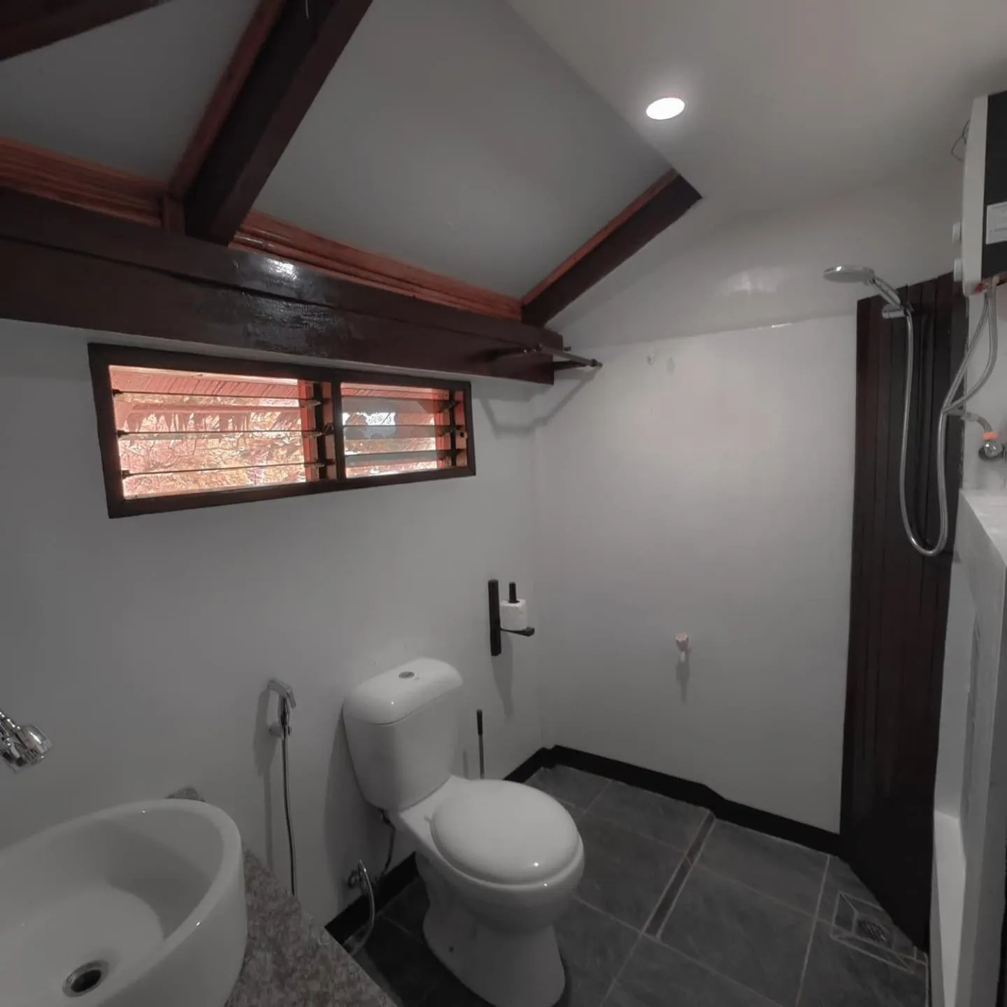 Shower in Patrick's on the Beach Resort