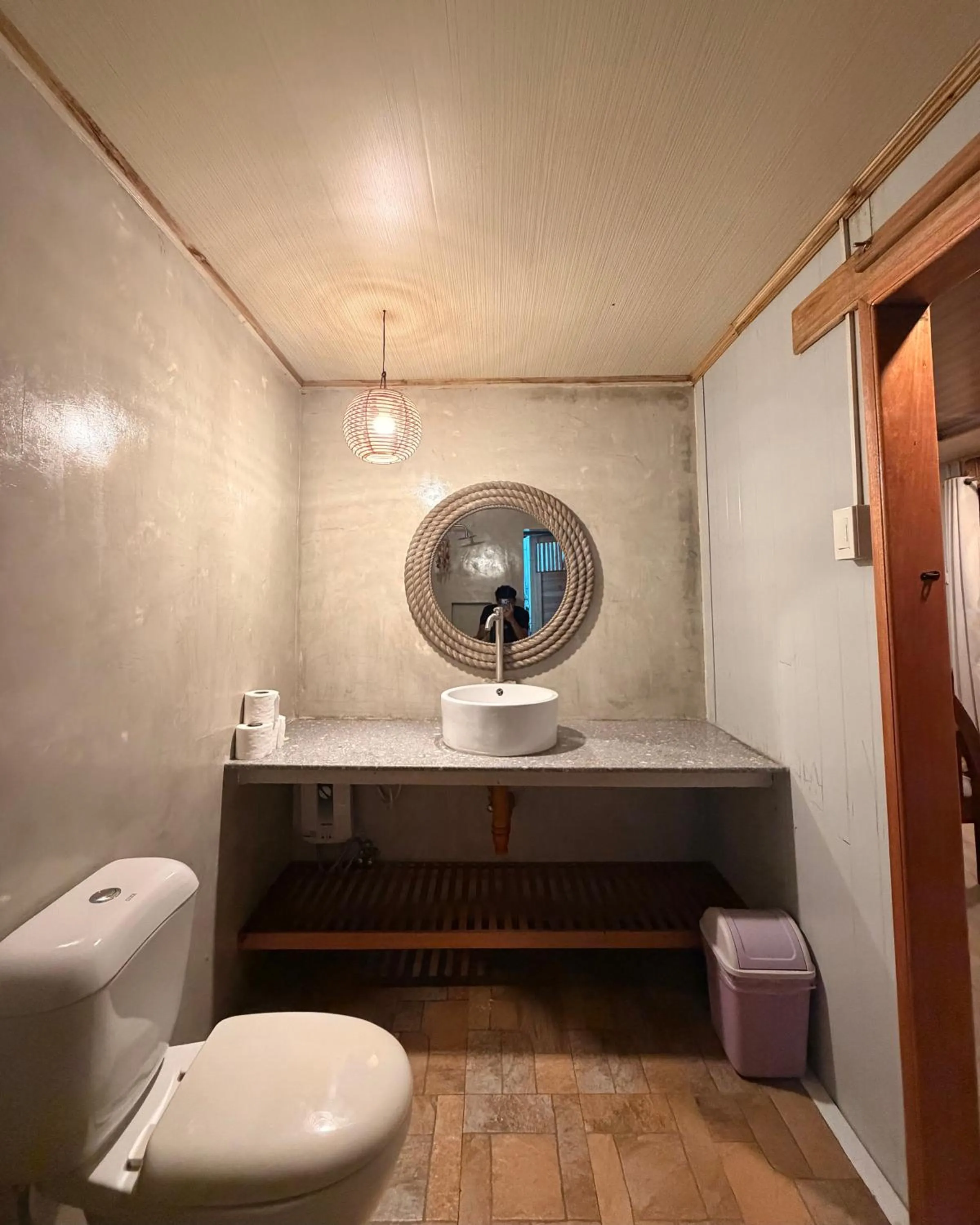 Shower in Patrick's on the Beach Resort