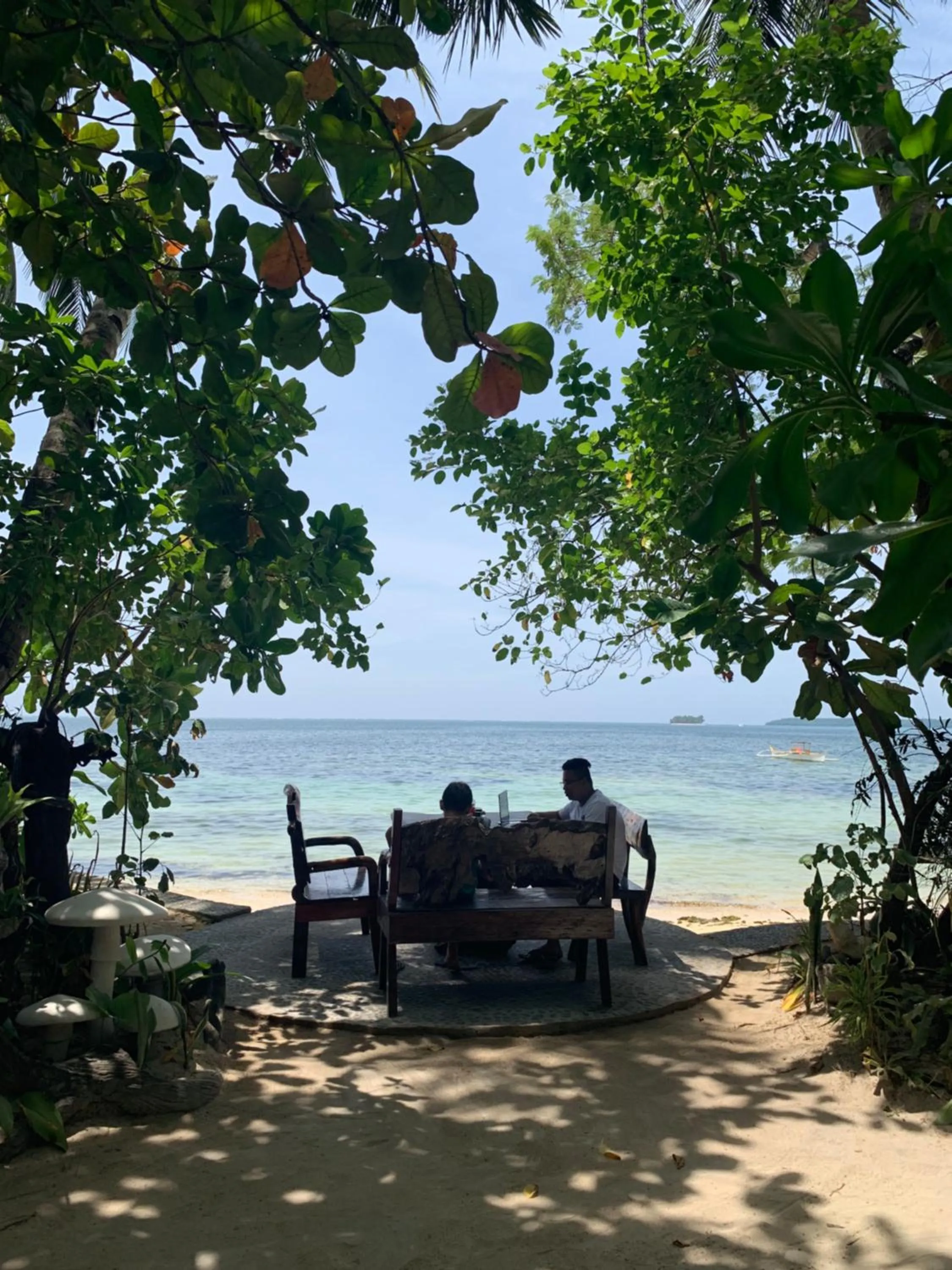 Garden view in Patrick's on the Beach Resort