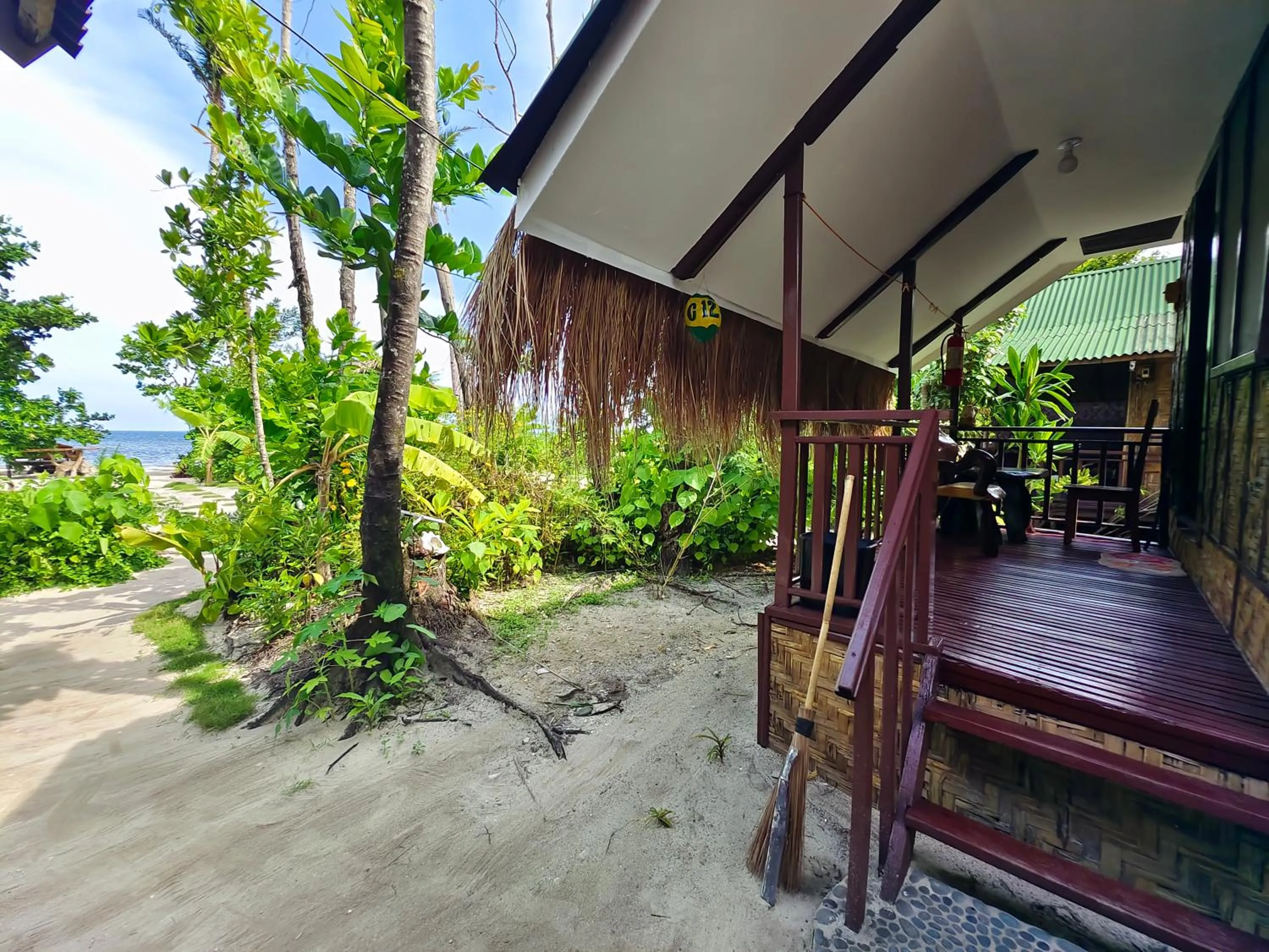 Garden in Patrick's on the Beach Resort