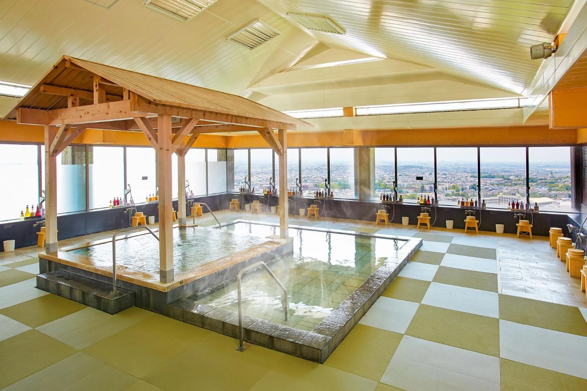 Public Bath in Ooedo Onsen Monogatari Minoh Kanko Hotel
