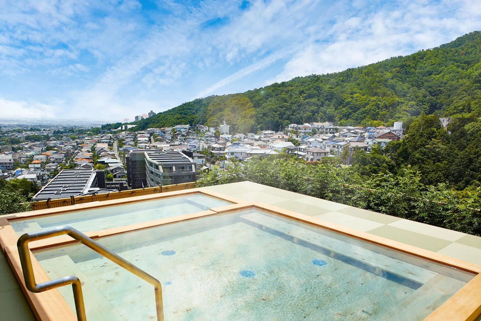Open Air Bath in Ooedo Onsen Monogatari Minoh Kanko Hotel
