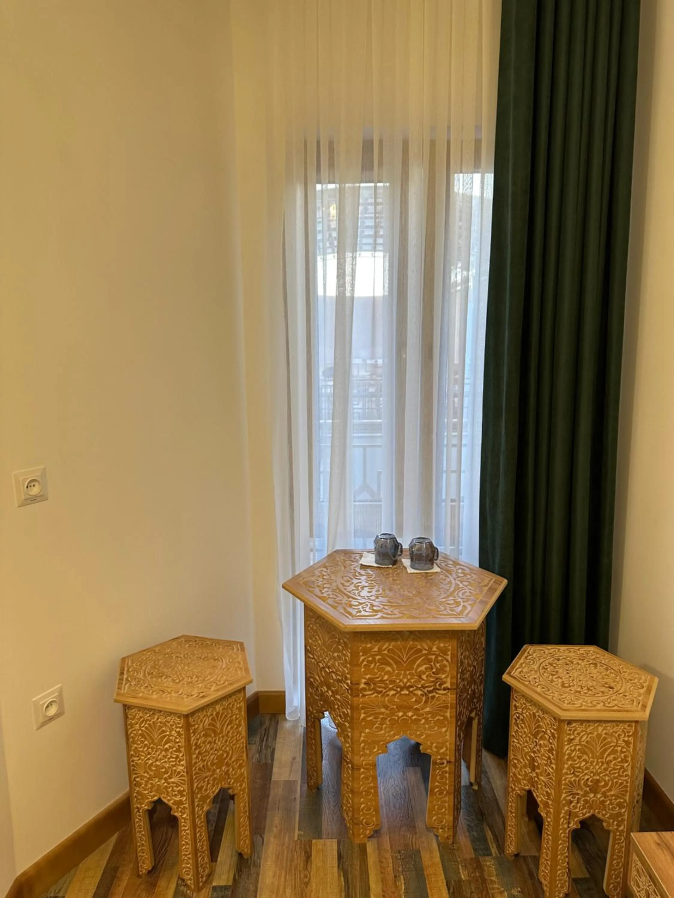 Seating area in Rizo Boutique