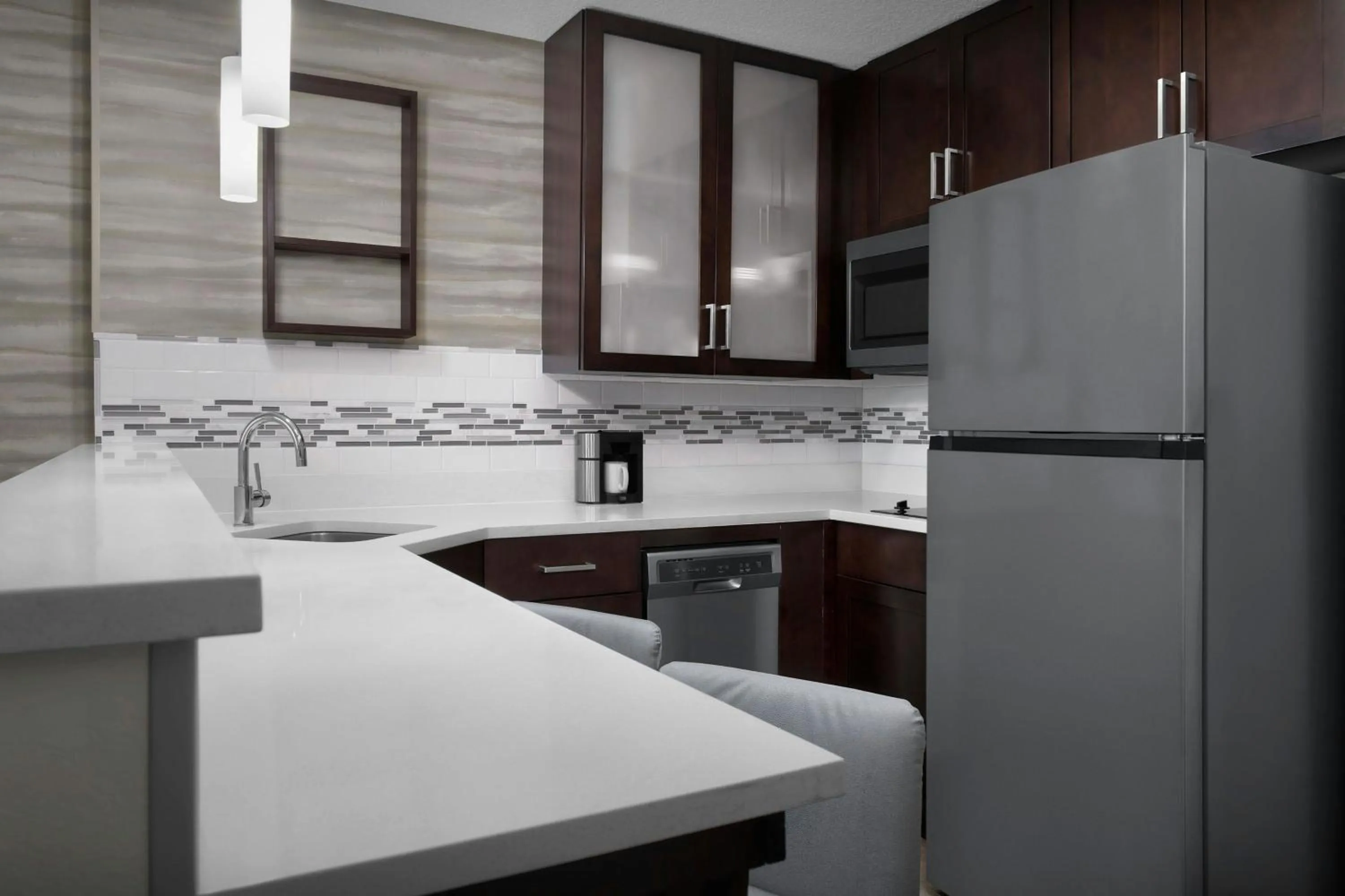 Kitchen or kitchenette in Residence Inn by Marriott Jacksonville South Bartram Park