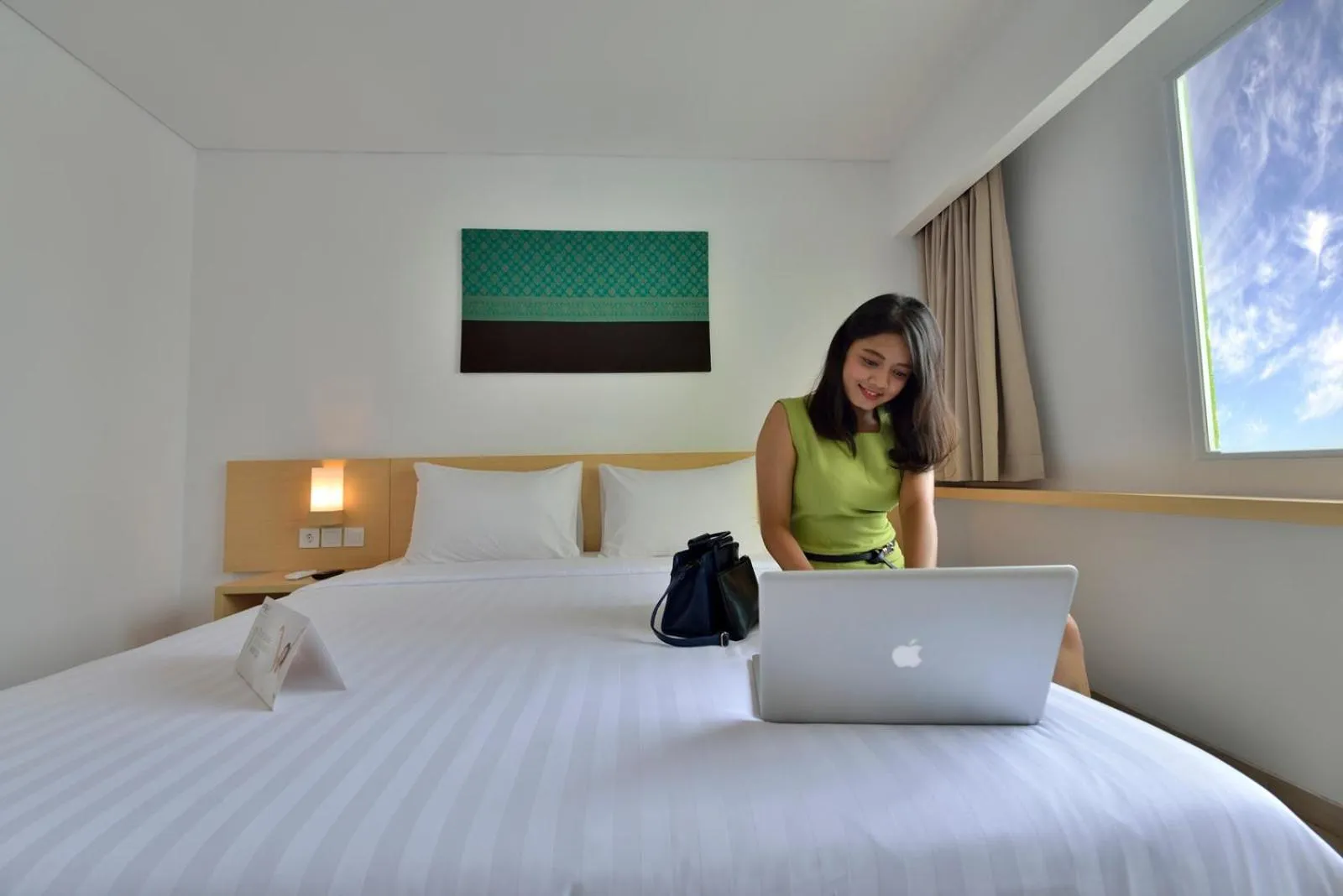 Bed in Whiz Prime Hotel Sudirman Pekanbaru