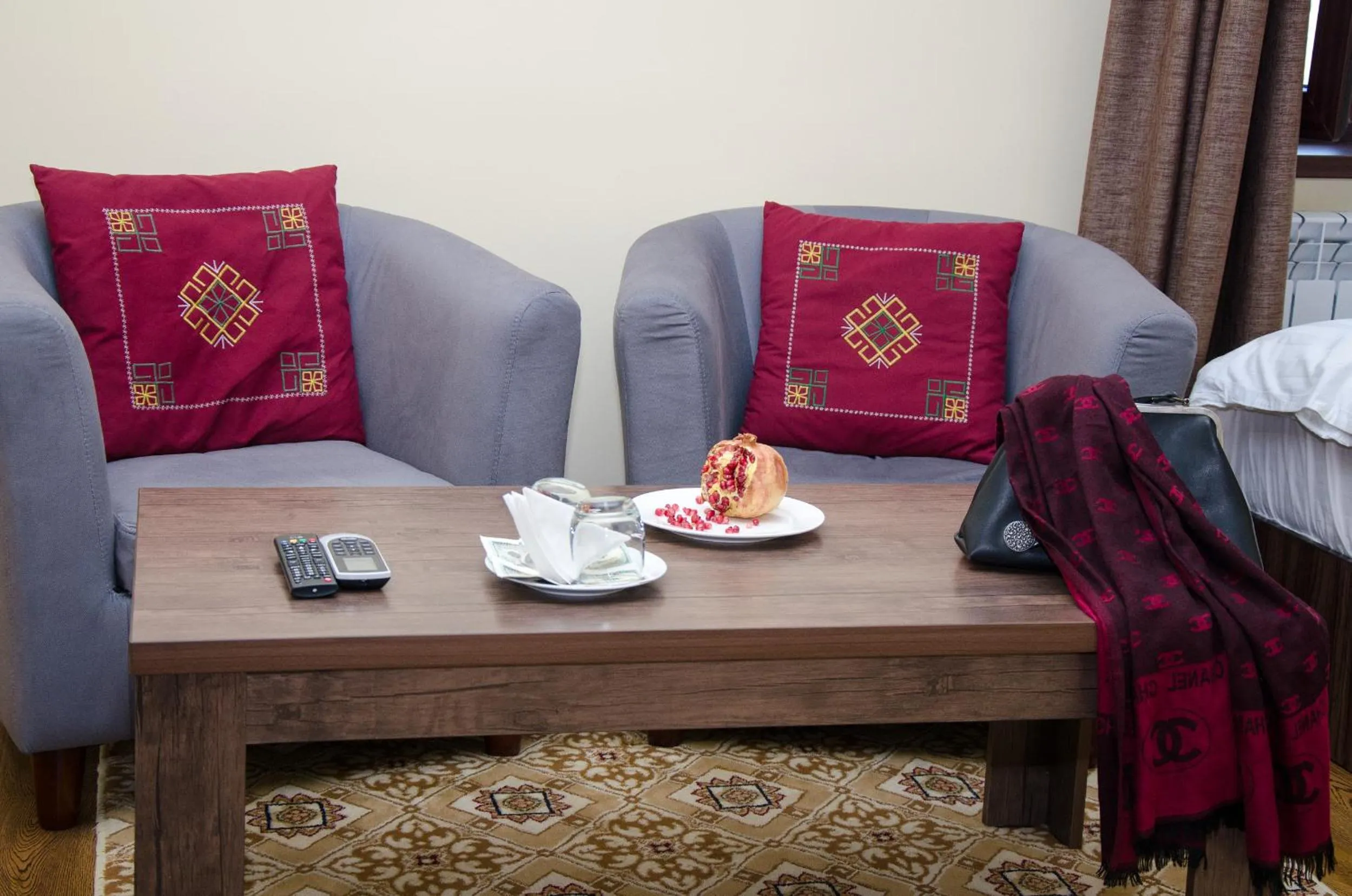 Seating area in Jipek Joli Inn