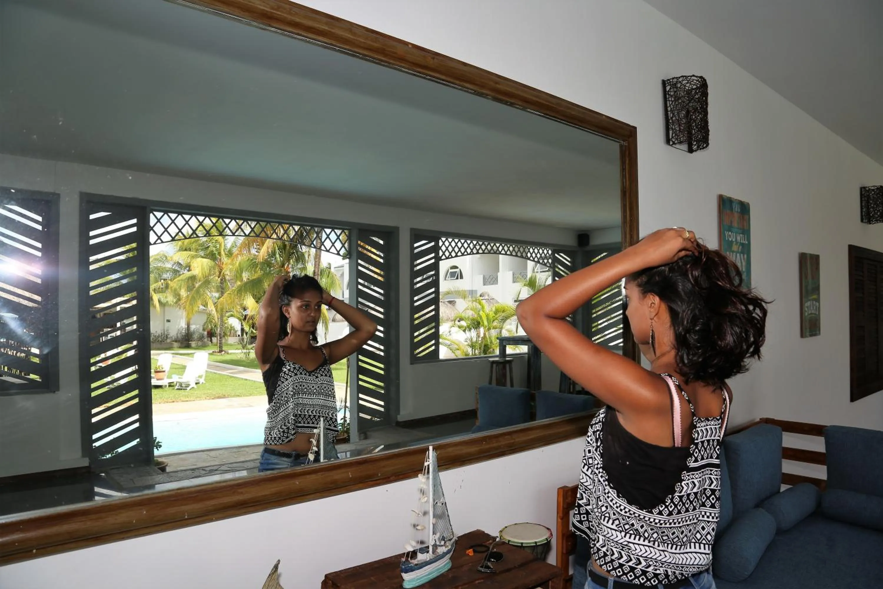 Communal lounge/ TV room in Stella Rina "Adults Only"