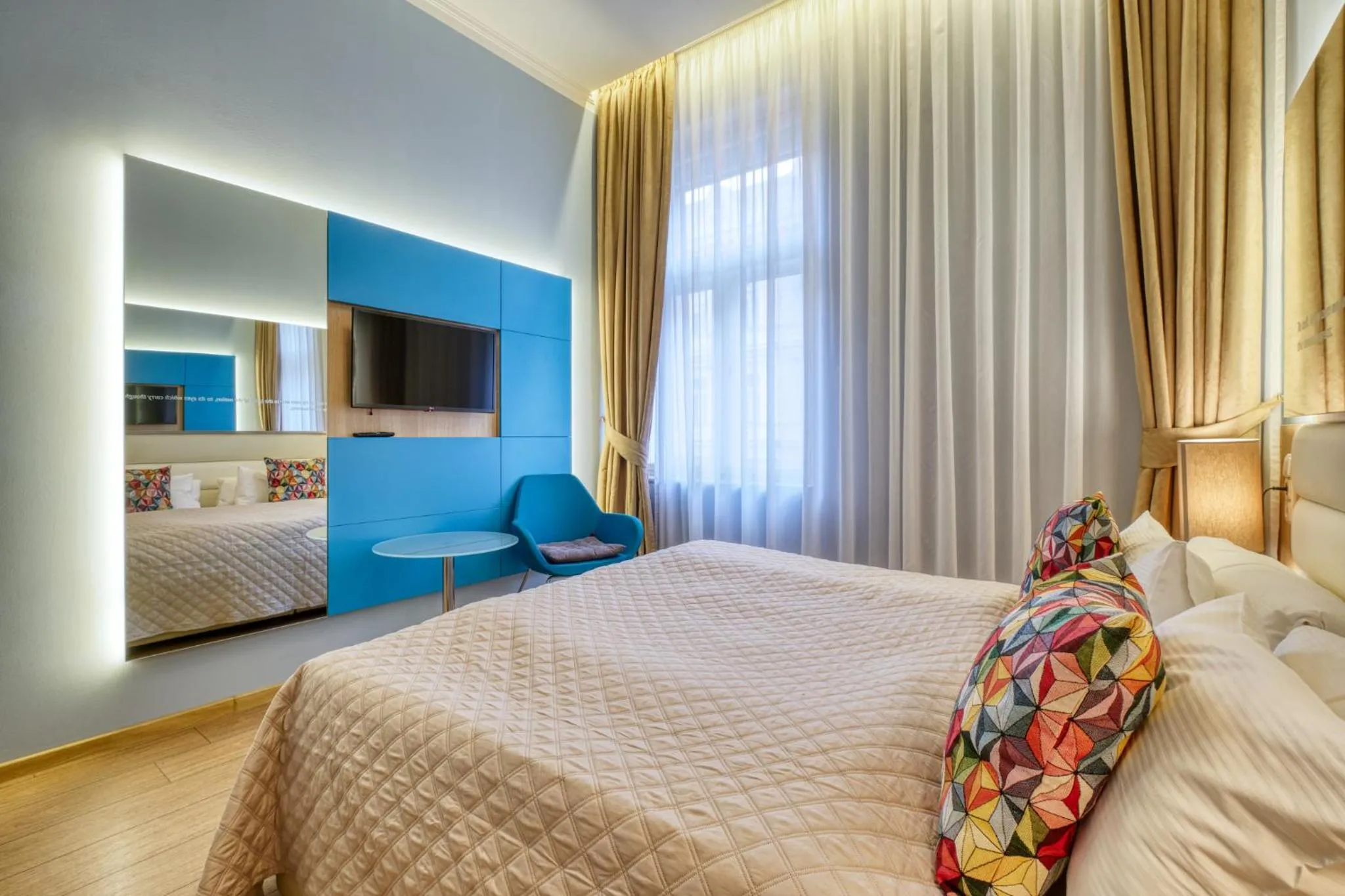 Bed in Salvator Boutique Hotel vegan-friendly