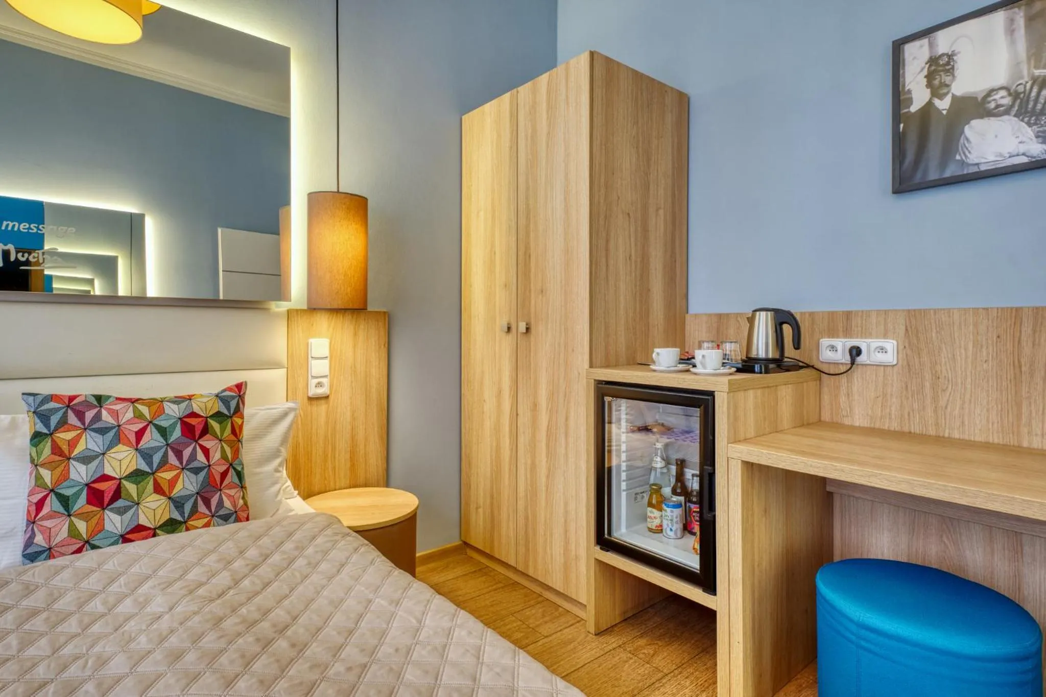 Bed in Salvator Boutique Hotel vegan-friendly