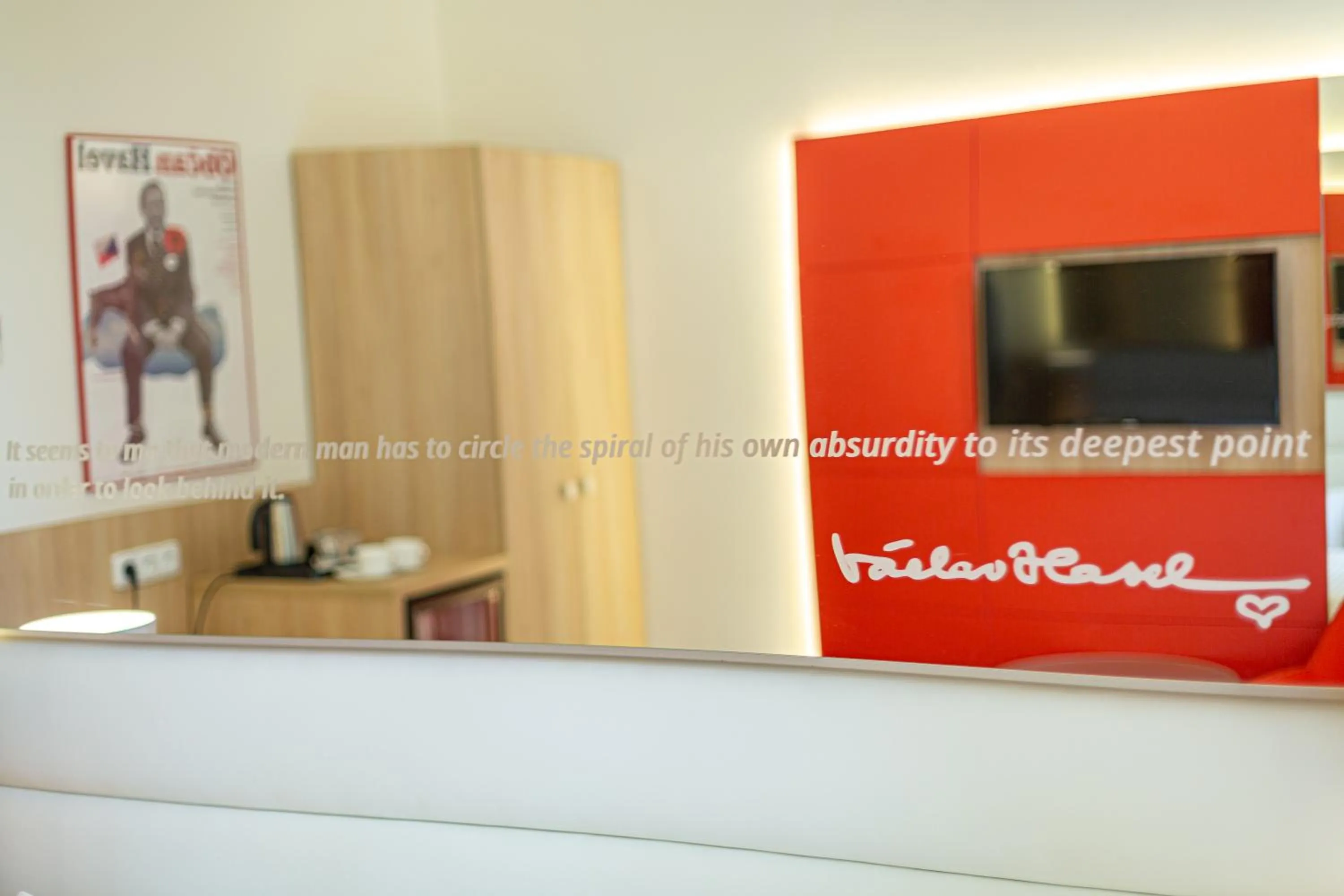 Decorative detail in Salvator Boutique Hotel vegan-friendly