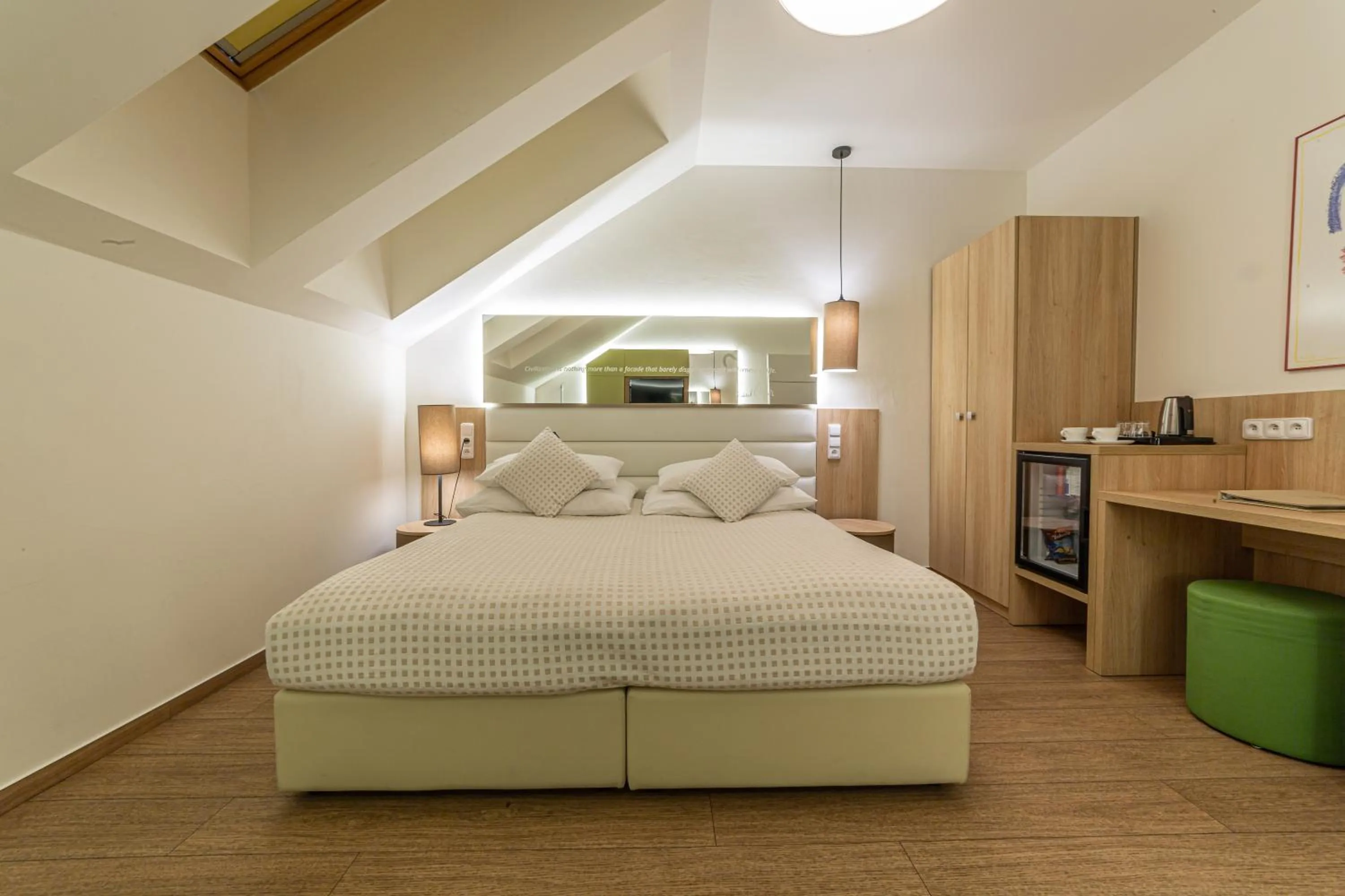 Bed in Salvator Boutique Hotel vegan-friendly