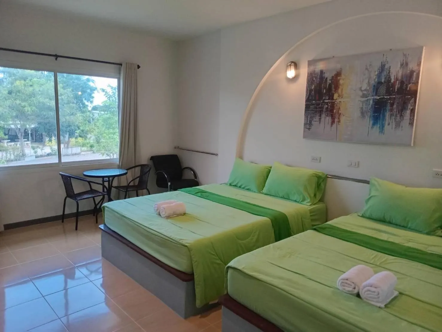 Bed in Fancy Carp Resort