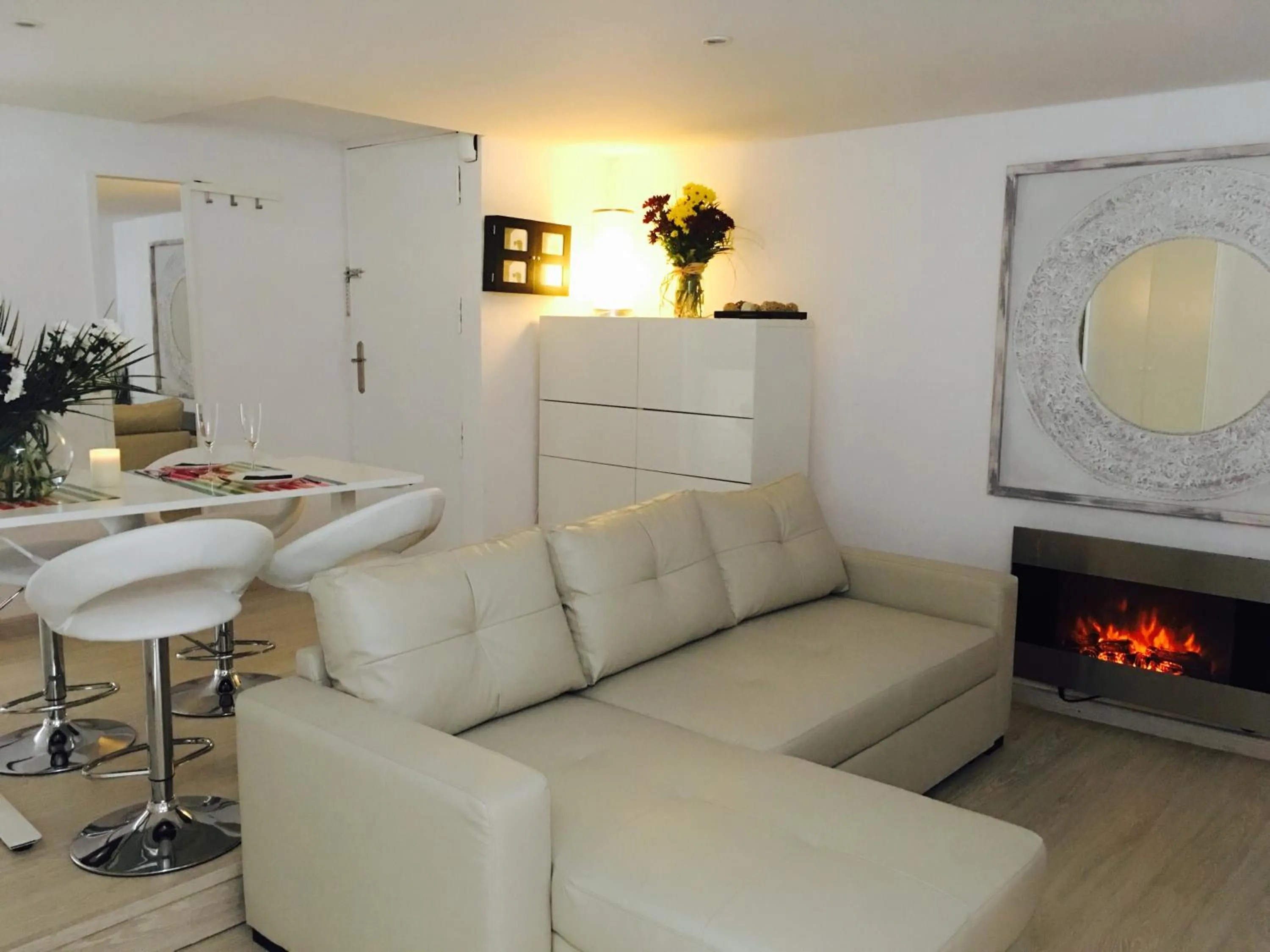 Living room in Panoramic Apartments Sitges