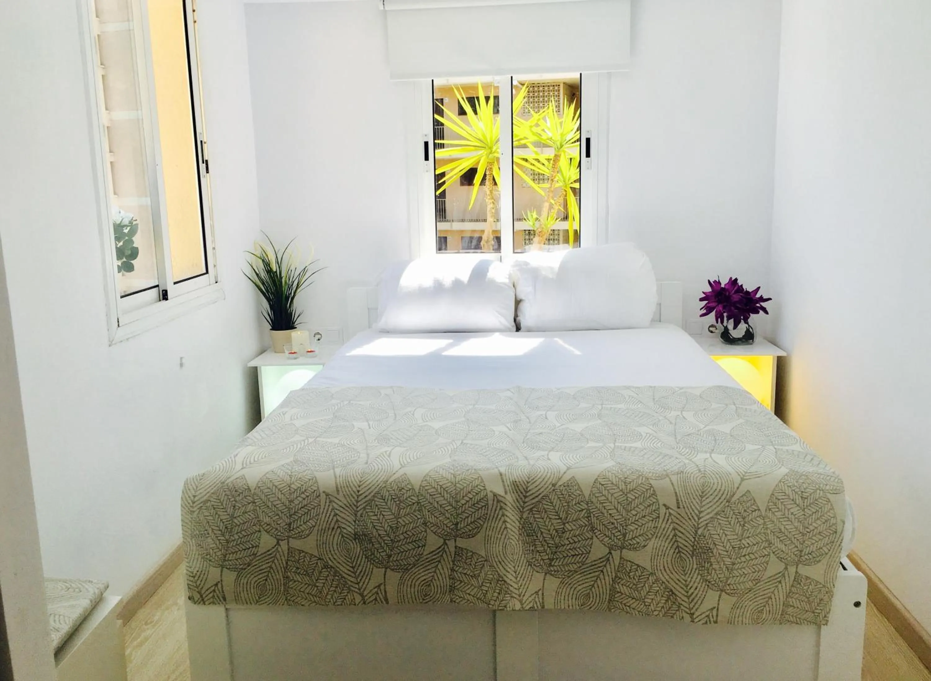 Bedroom, Bed in Panoramic Apartments Sitges