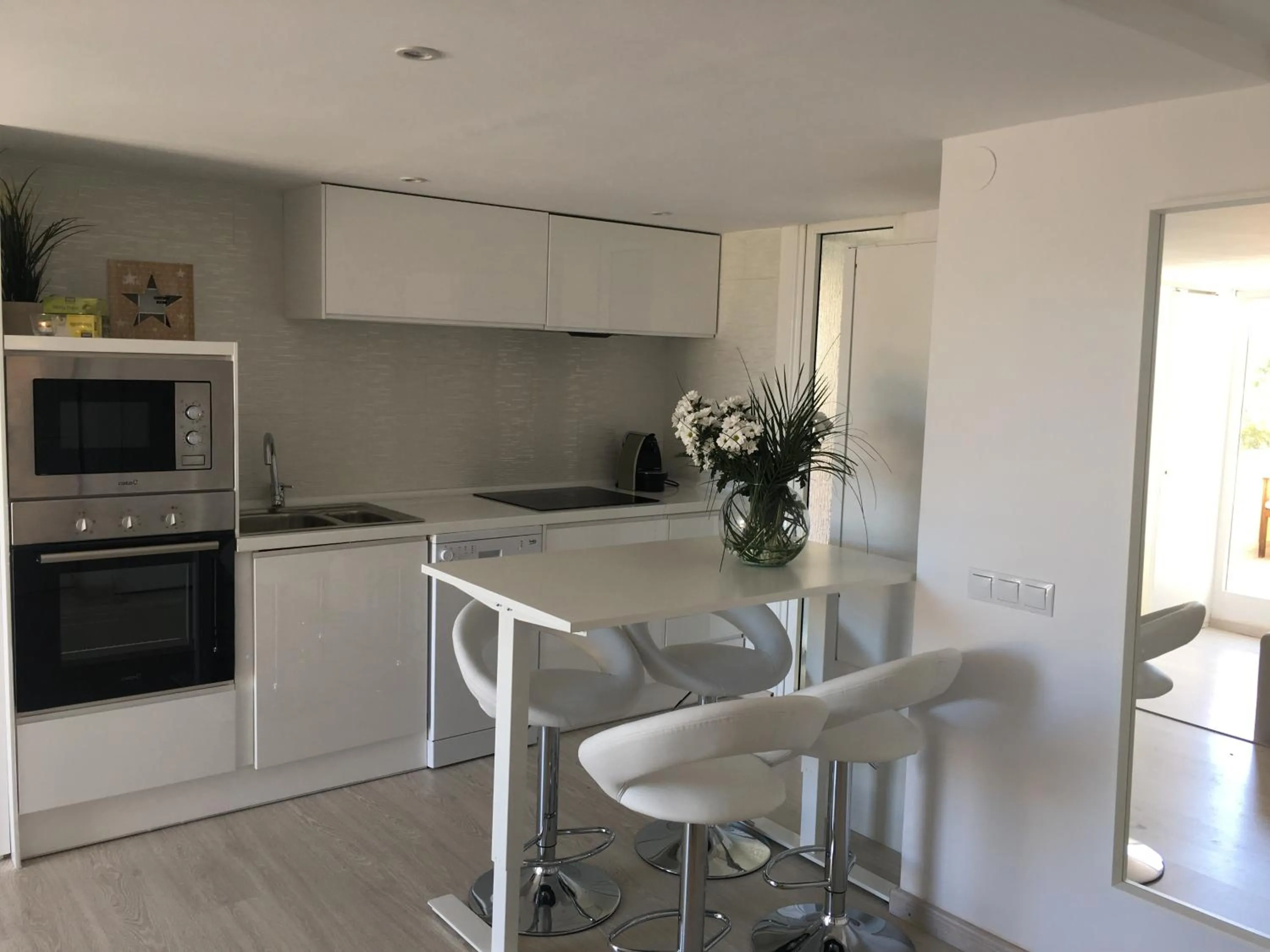 Kitchen or kitchenette in Panoramic Apartments Sitges