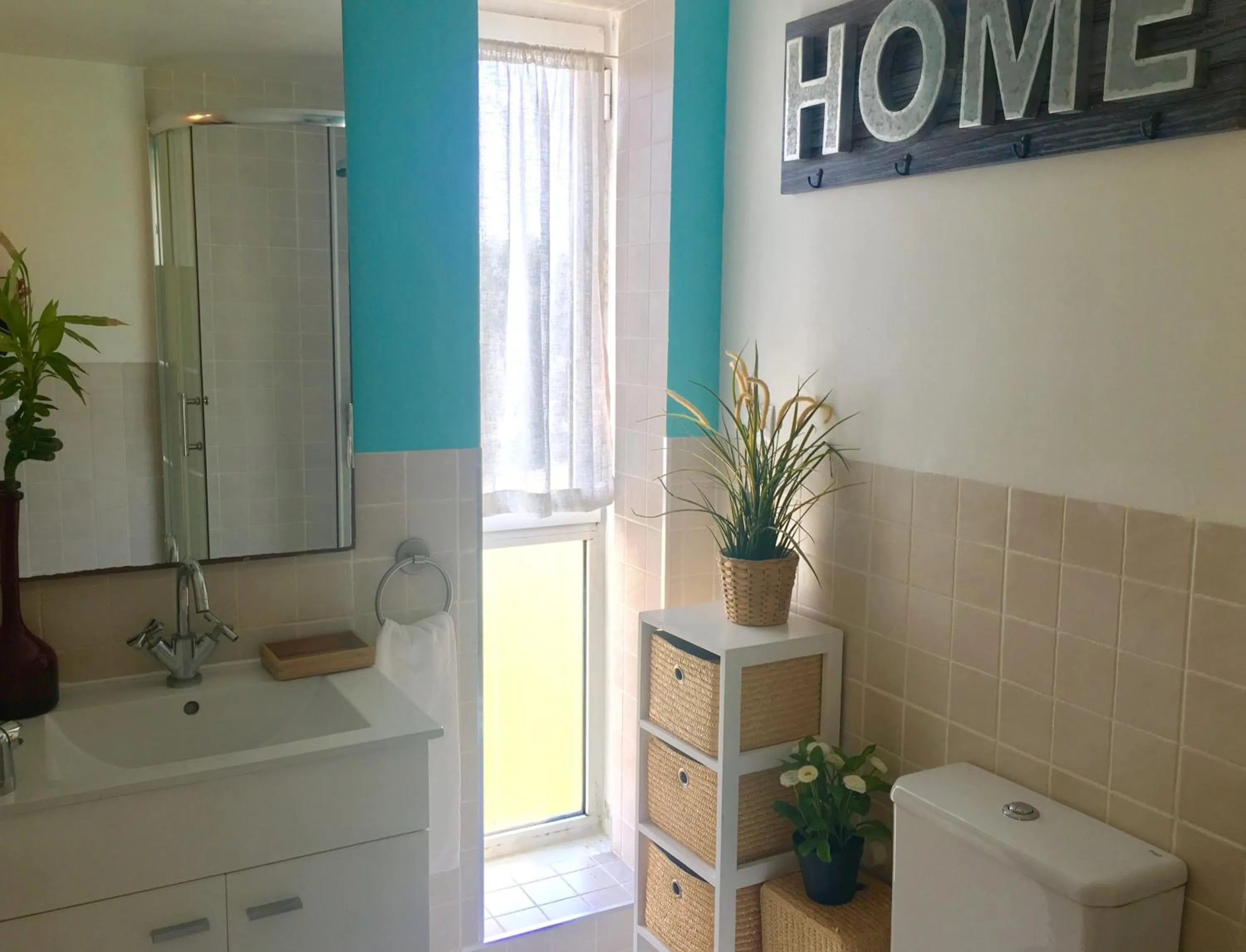 Bathroom in Panoramic Apartments Sitges