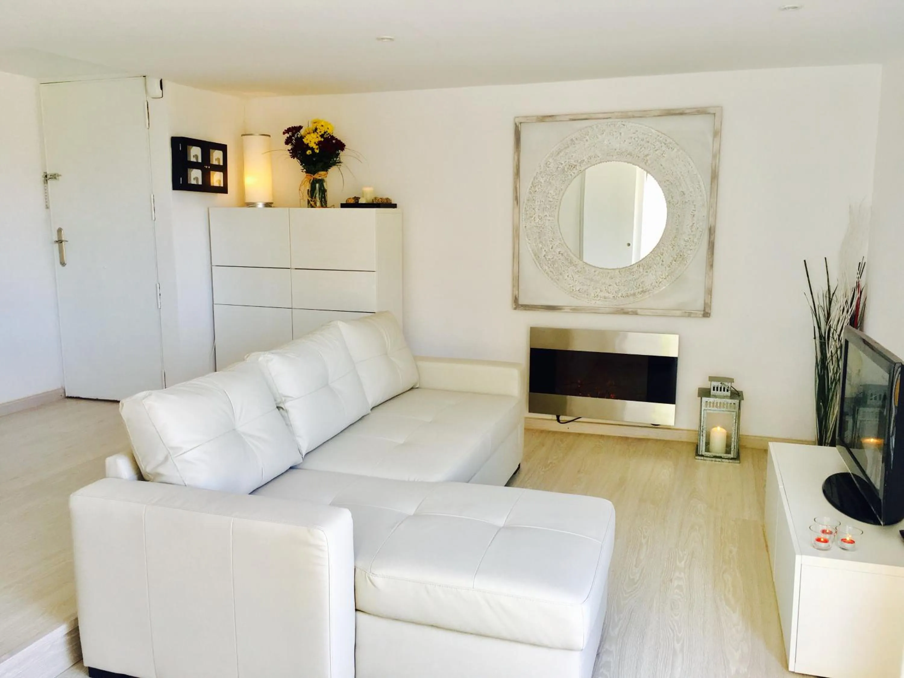 Living room in Panoramic Apartments Sitges