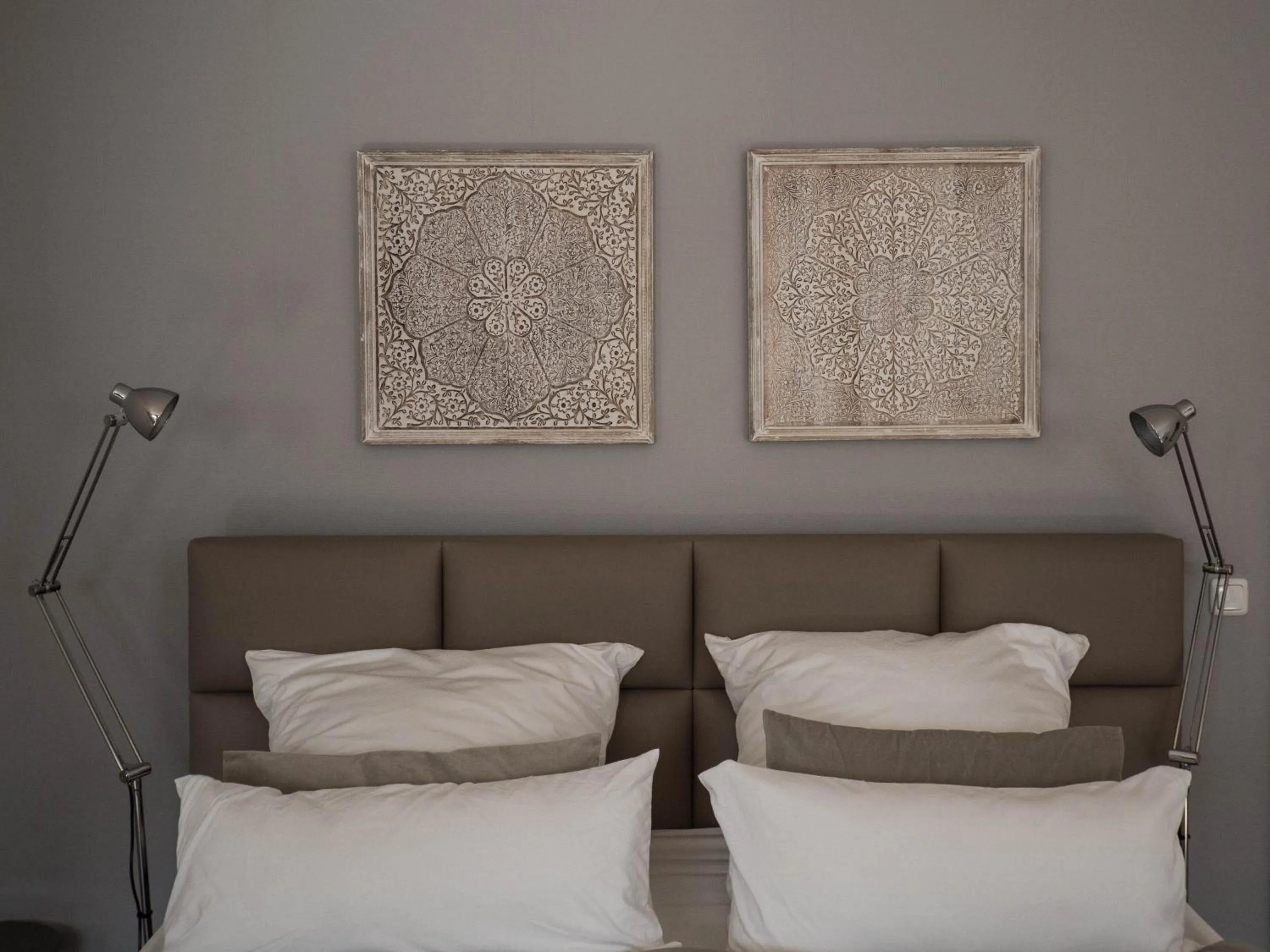 Decorative detail, Bed in TM Suites