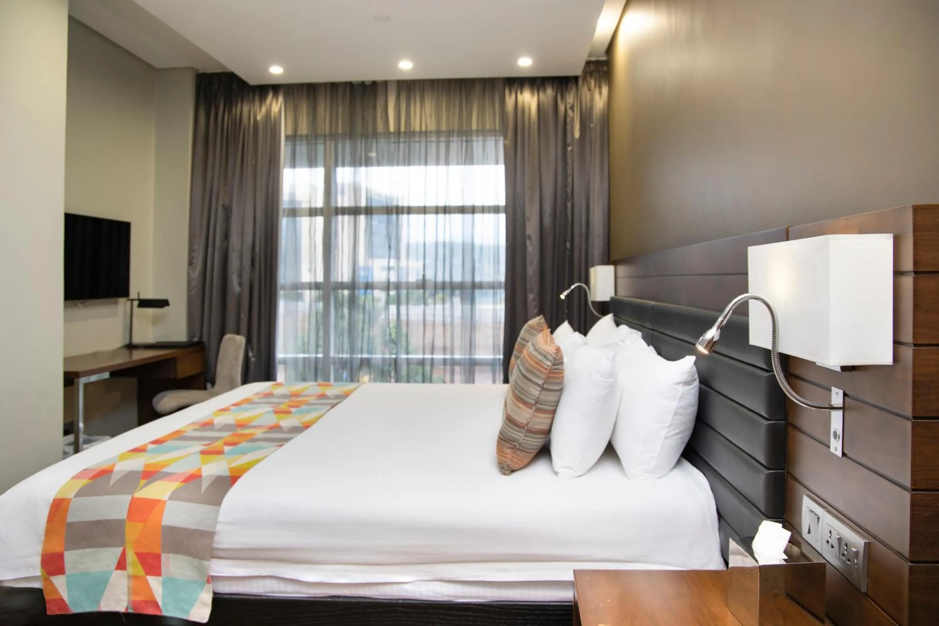 Bed in Ubumwe Grande Hotel