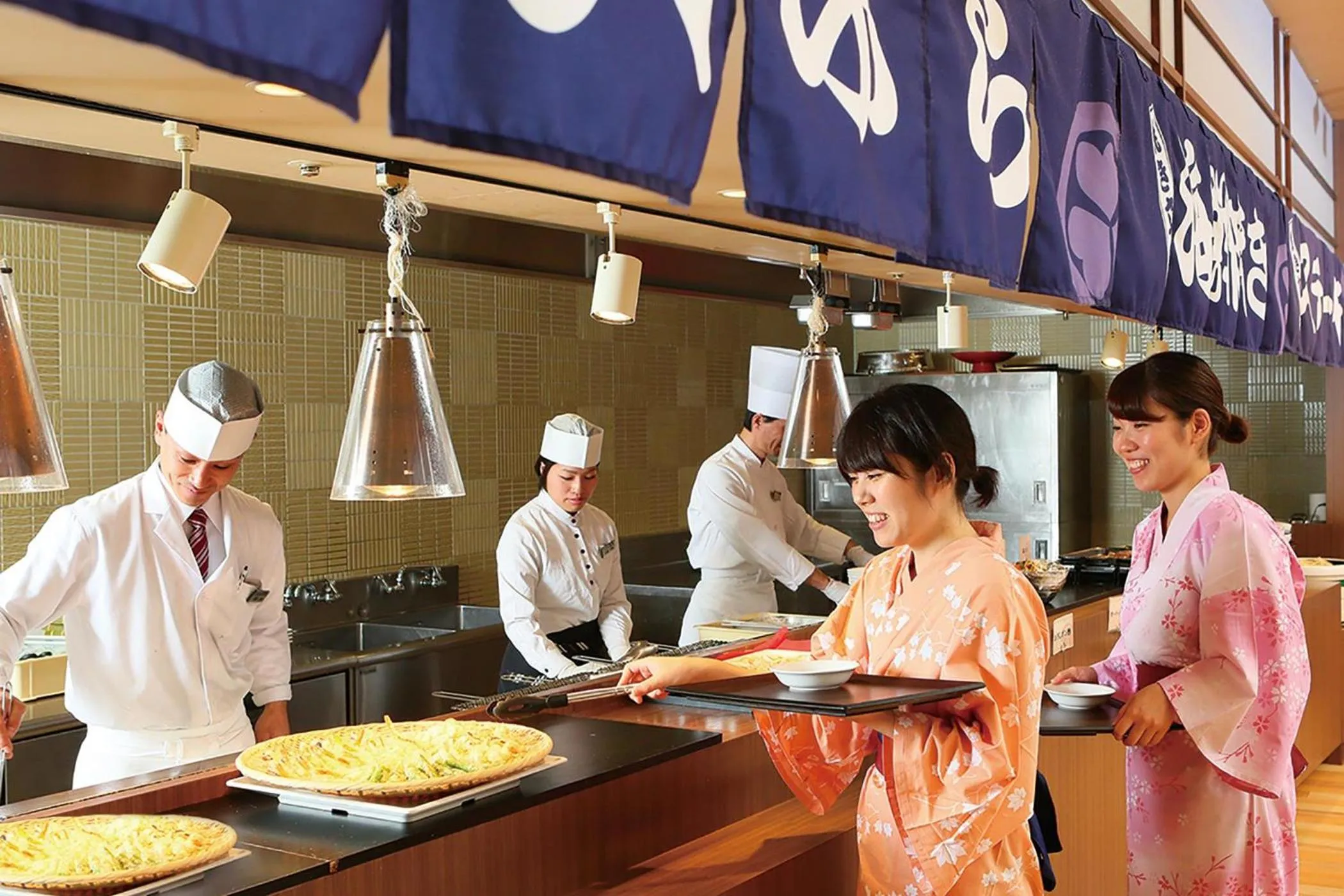 Food in Ooedo Onsen Monogatari Hotel Kinugawa Gyoen