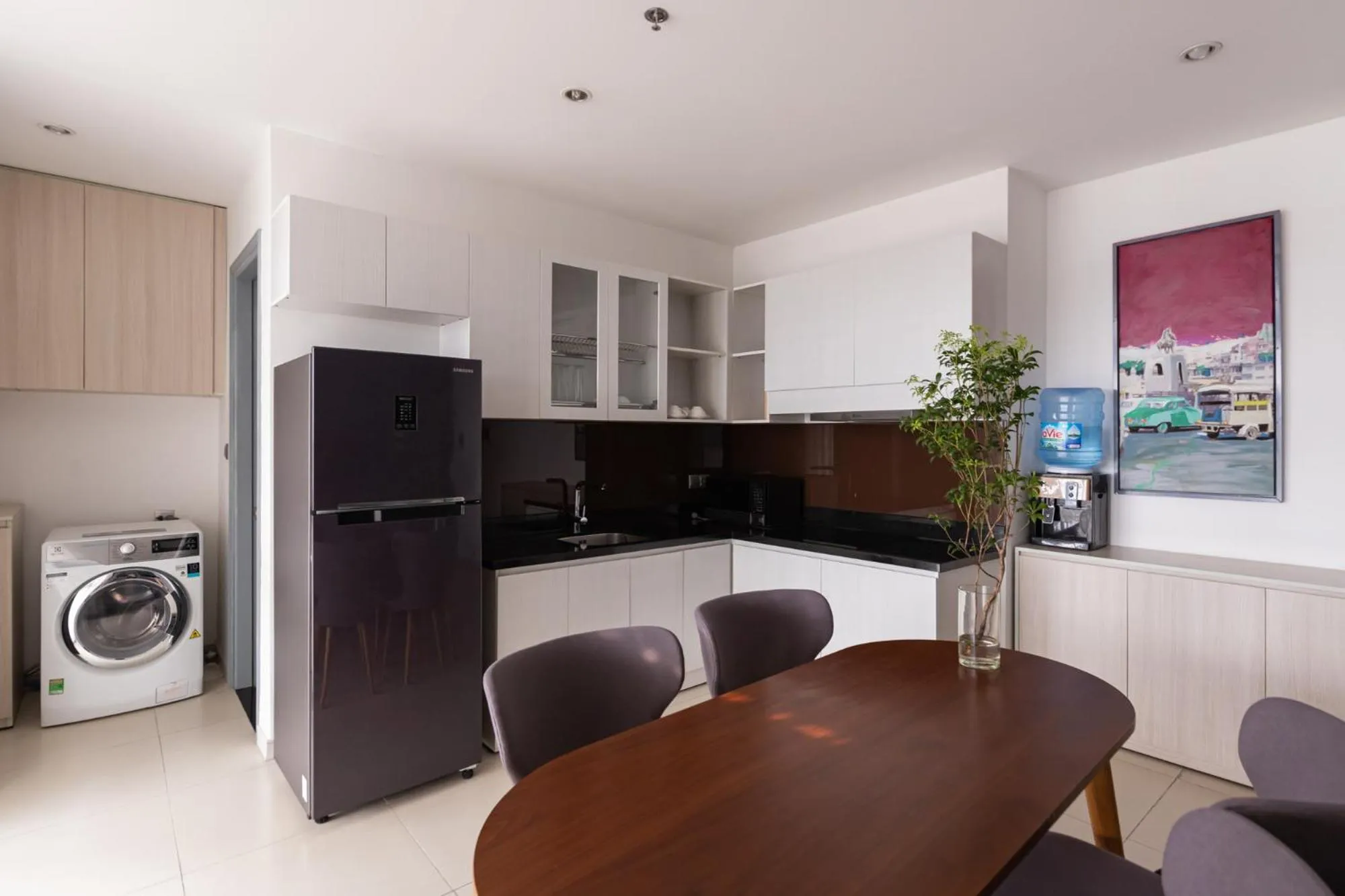 Kitchen or kitchenette in Đô Thành Residence by DDH