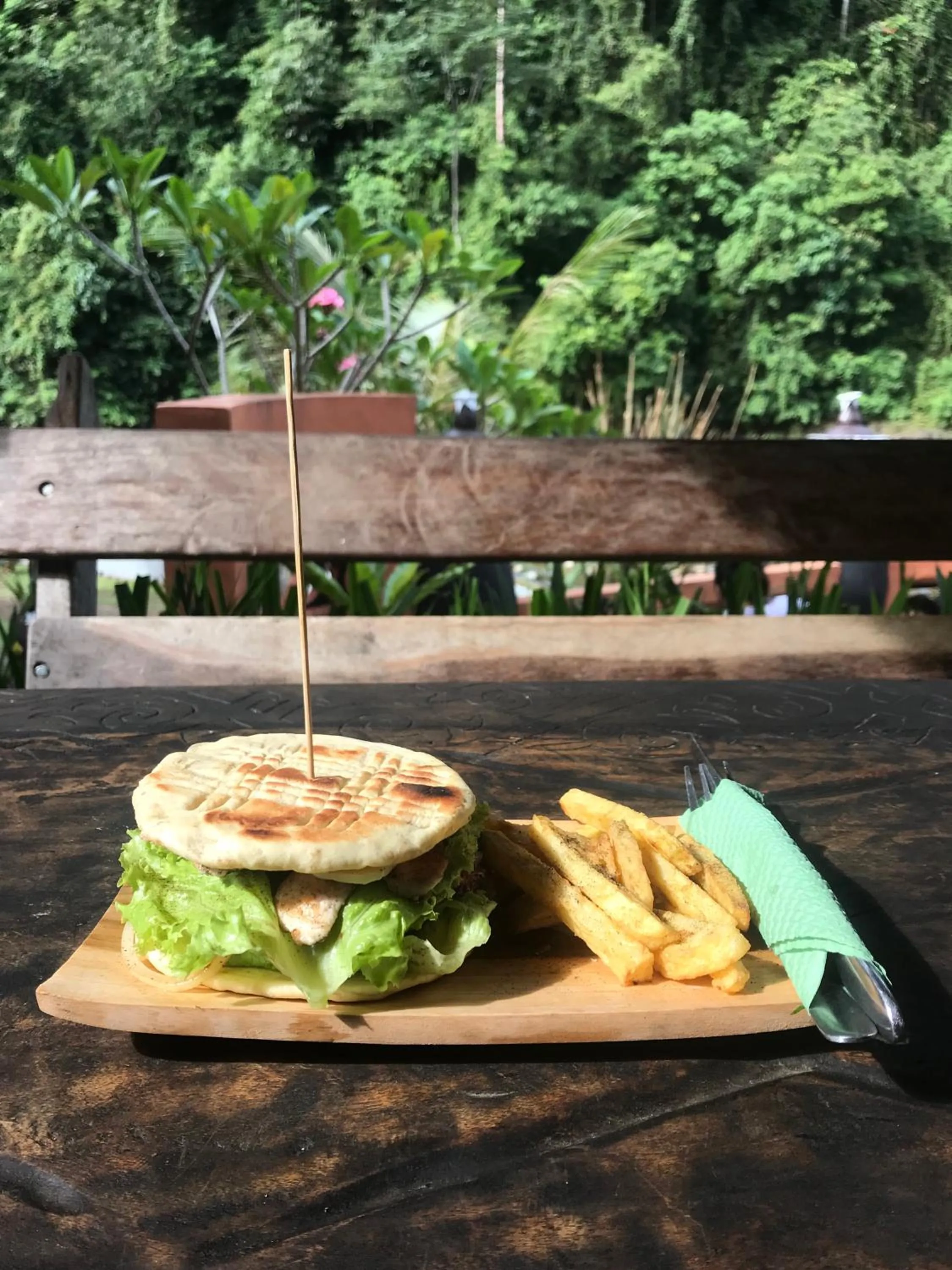 Food close-up in Jungle Inn Bukit lawang