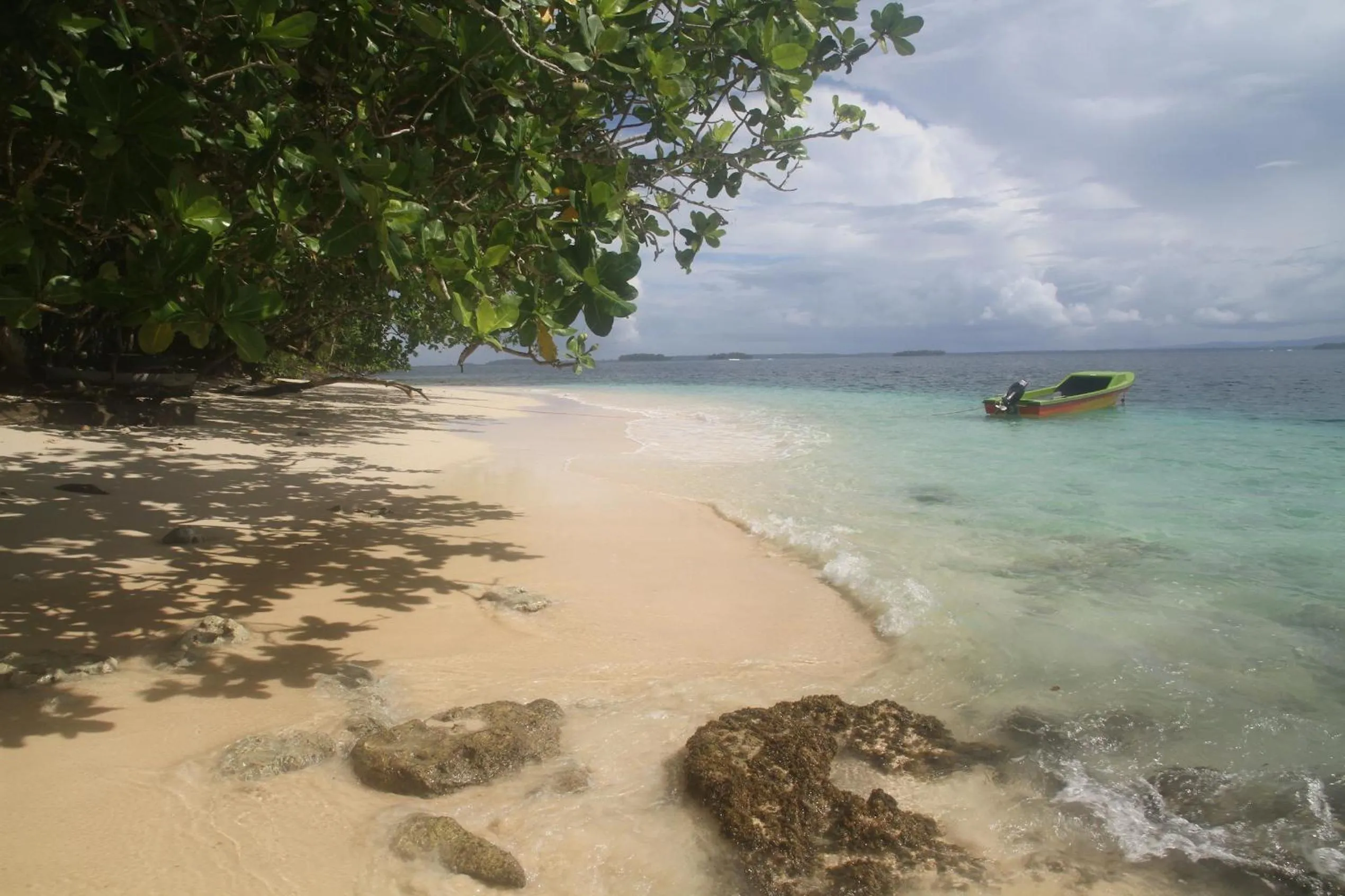 Natural landscape in Evis Resort at Nggatirana Island