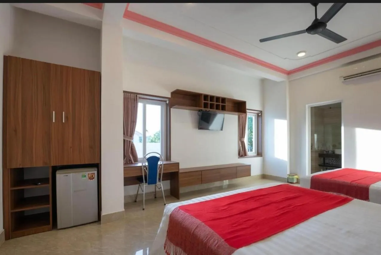 Bed in Hung Do Beach Homestay