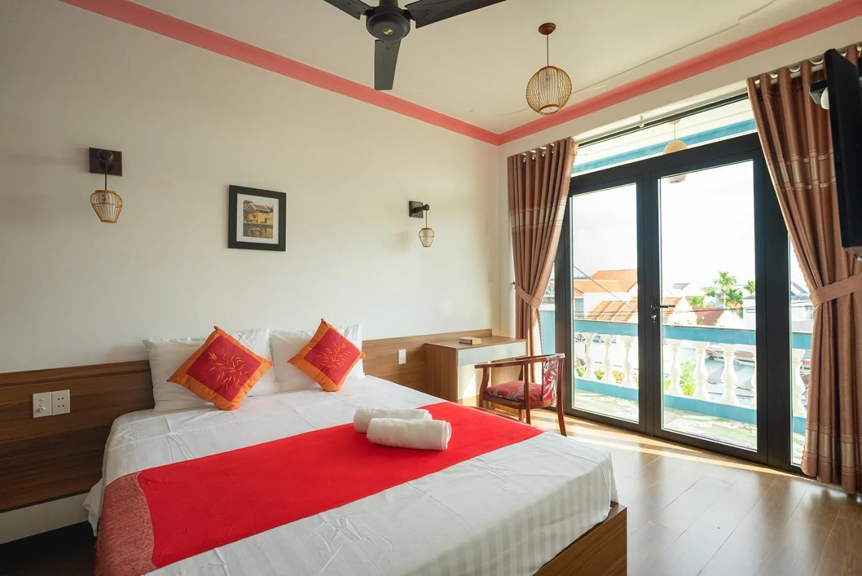 Bed in Hung Do Beach Homestay