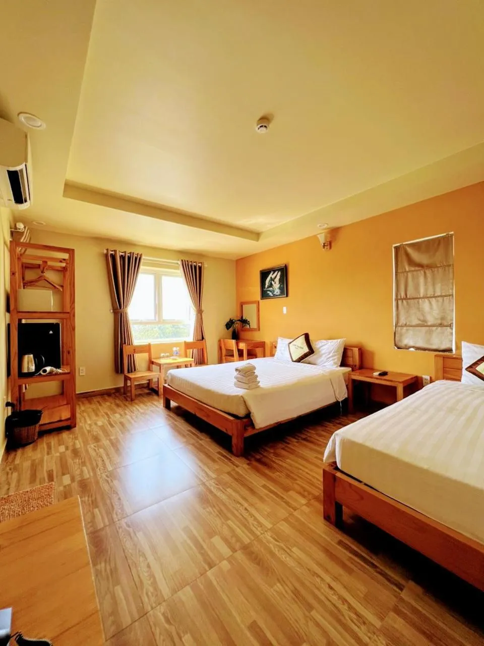 Bed in Lucky Phu Quoc Hotel