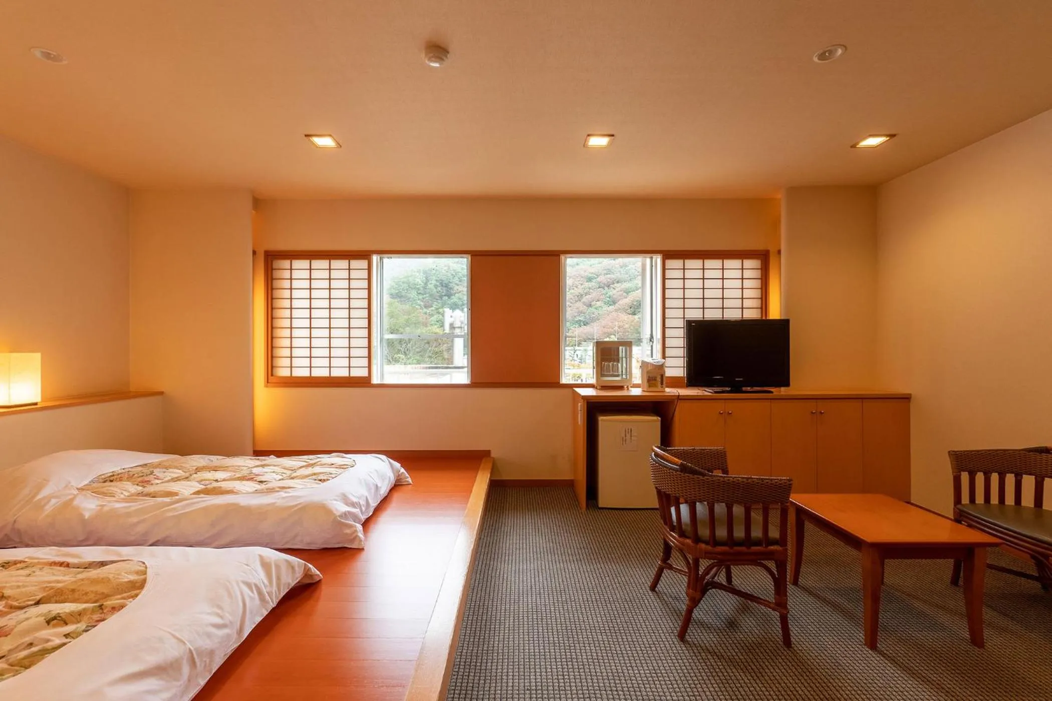 Photo of the whole room, Bed in Ooedo Onsen Monogatari Higashiyama Grand Hotel