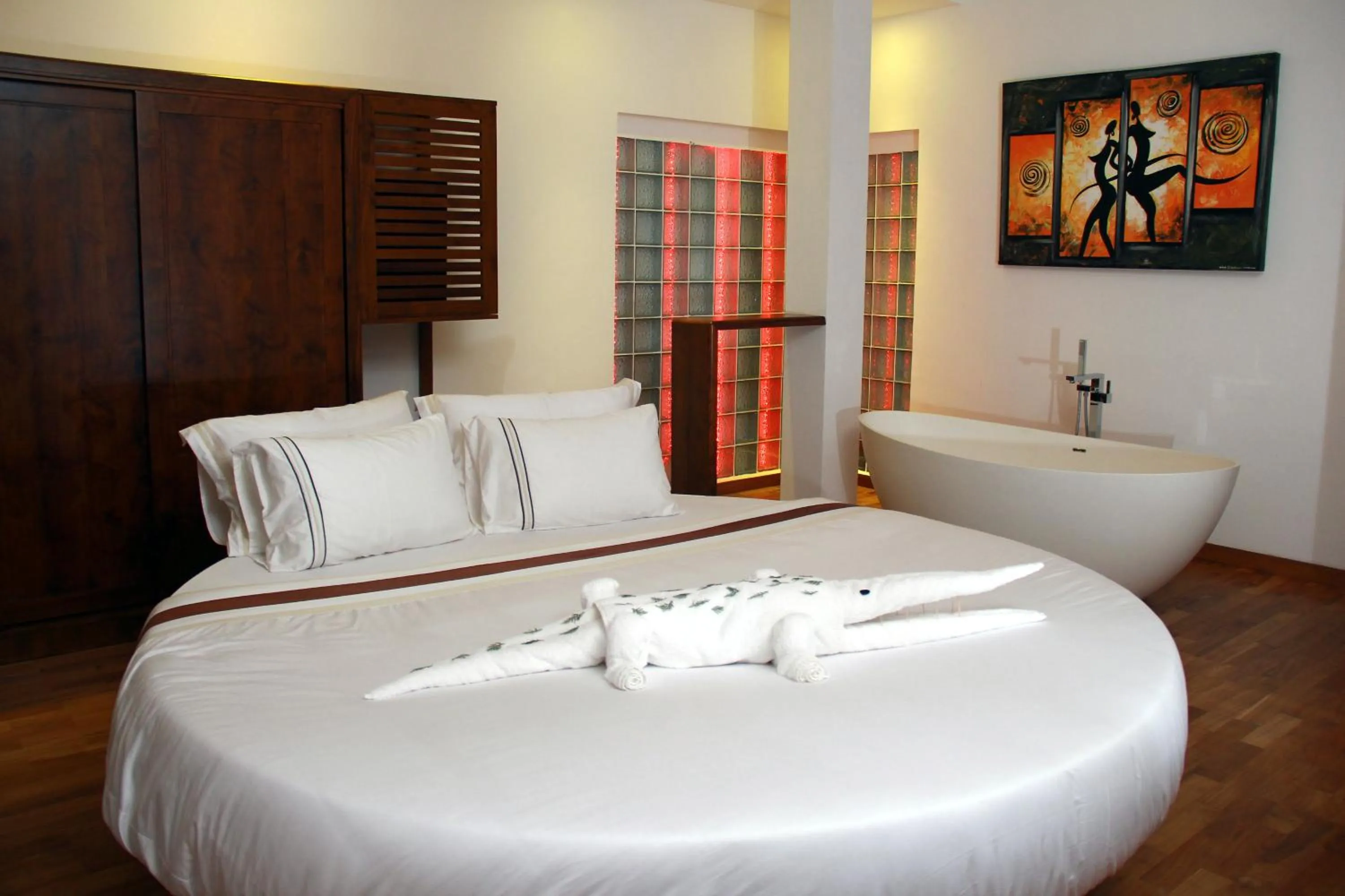 Photo of the whole room, Bed in Arena Hotel