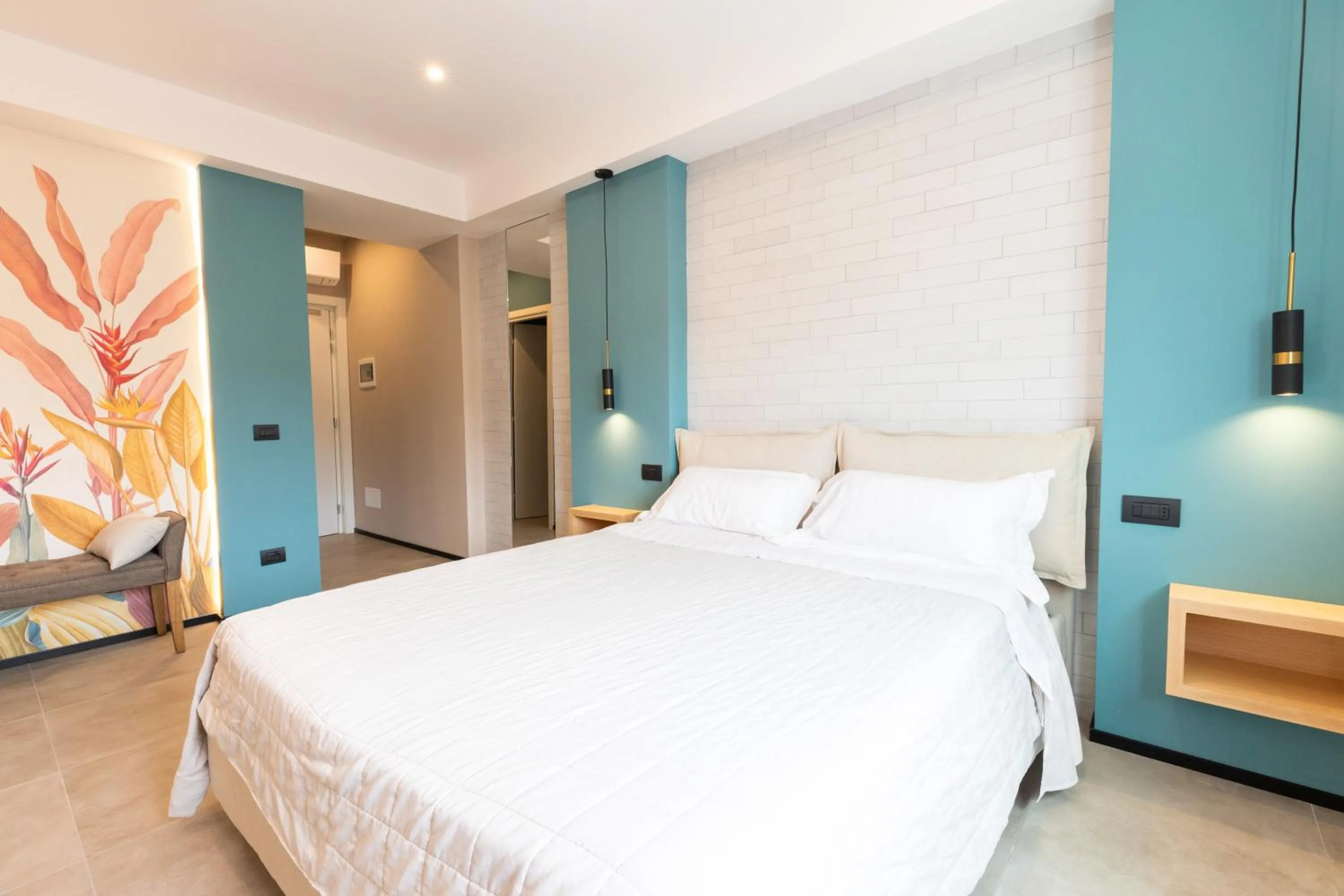 Bedroom, Bed in Antares Rooms and Suites