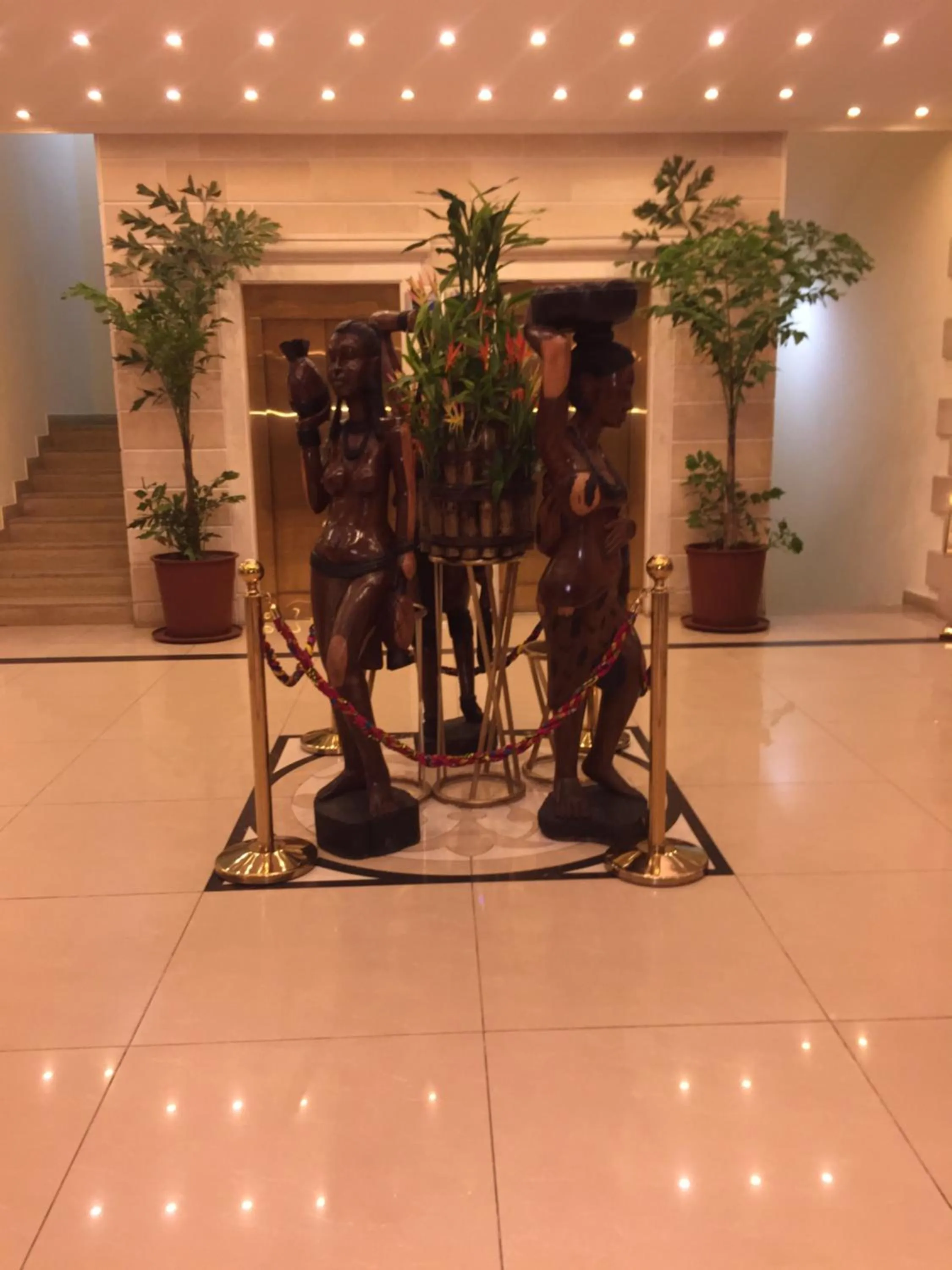 Decorative detail in Royal Grand Hotel