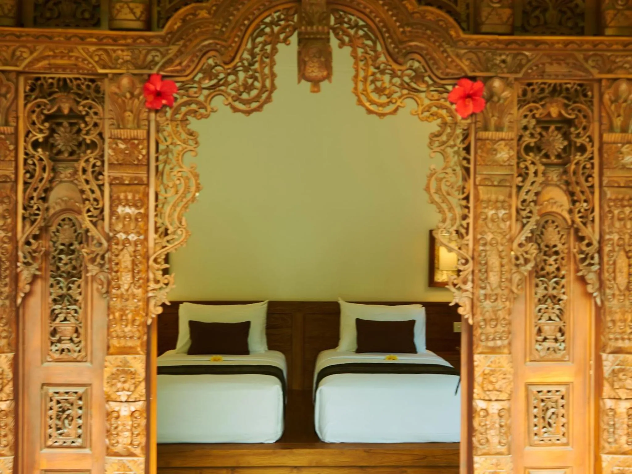 Photo of the whole room, Bed in Eden House Ubud