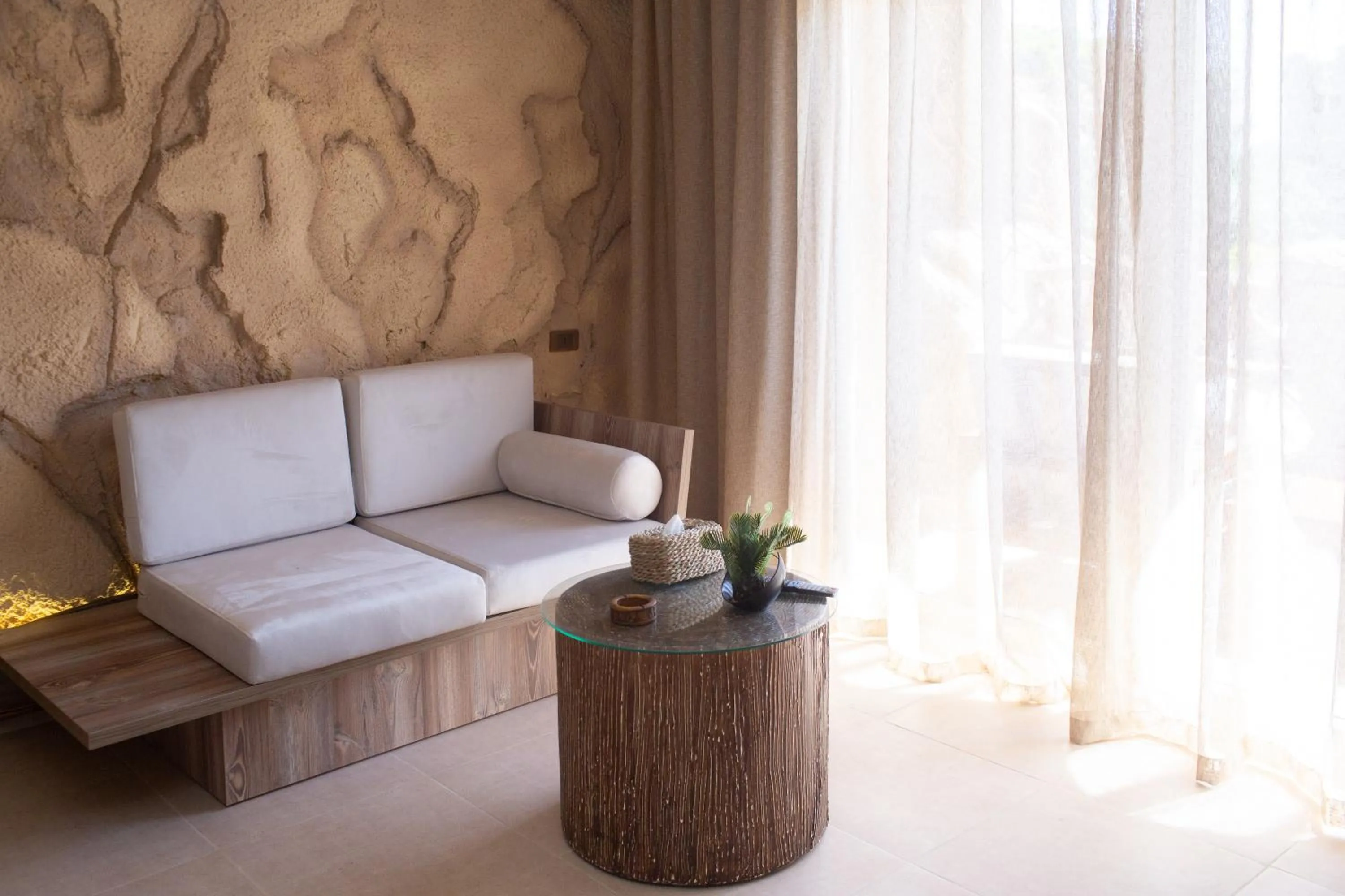 Seating area in Caves Beach Resort Adults Only