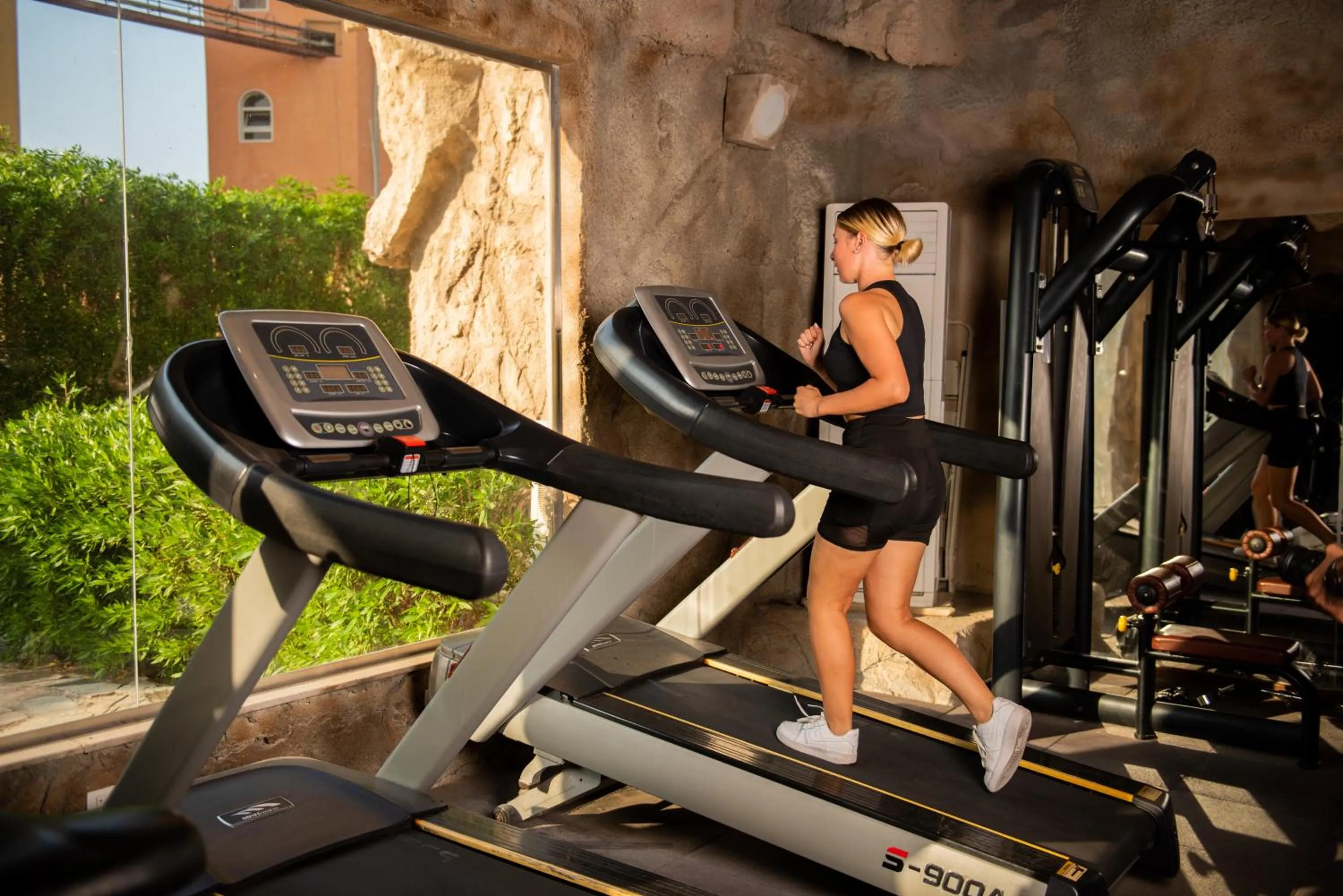 Fitness centre/facilities in Caves Beach Resort Adults Only