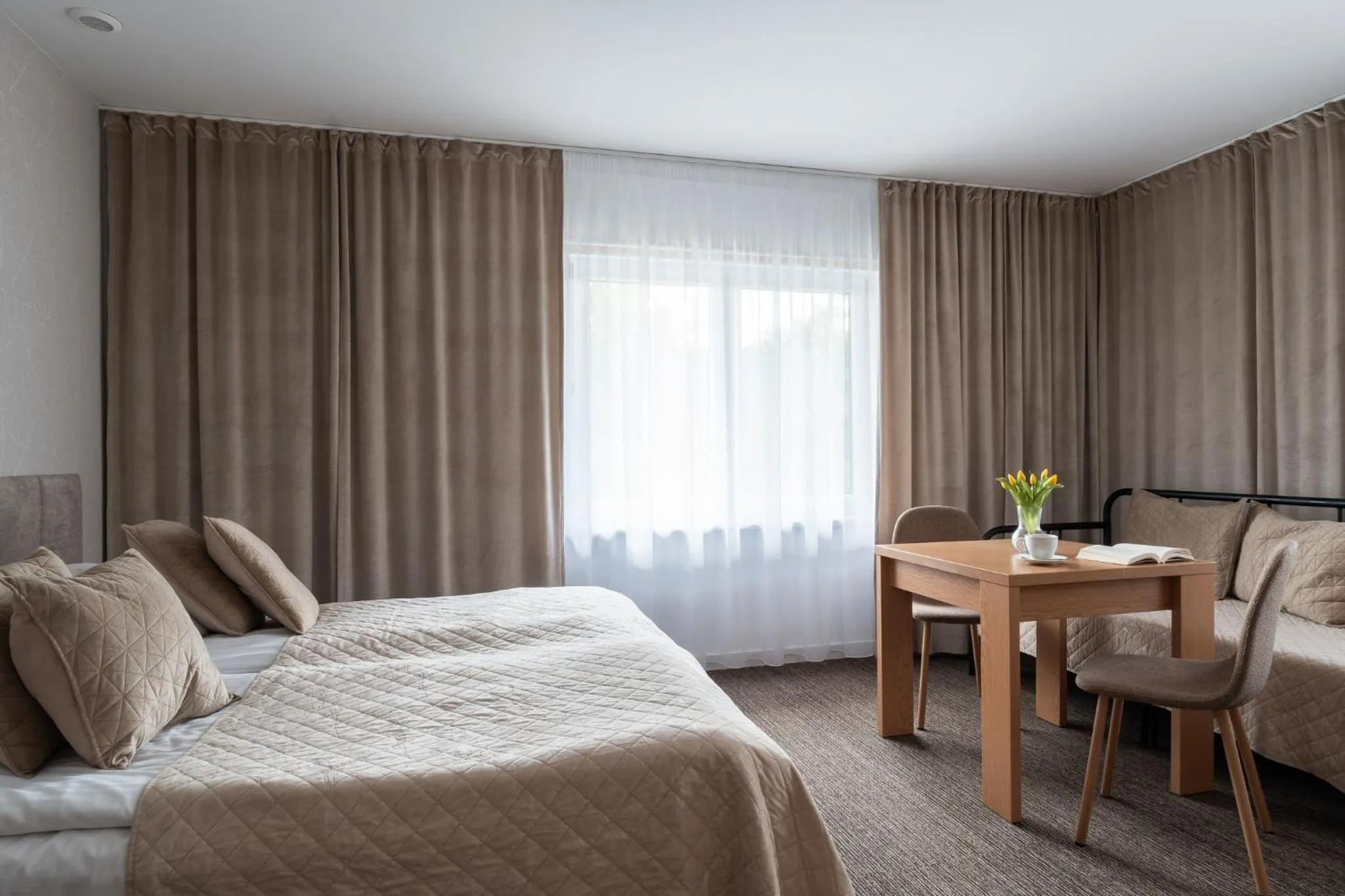 Bed in Hotel Łaziska