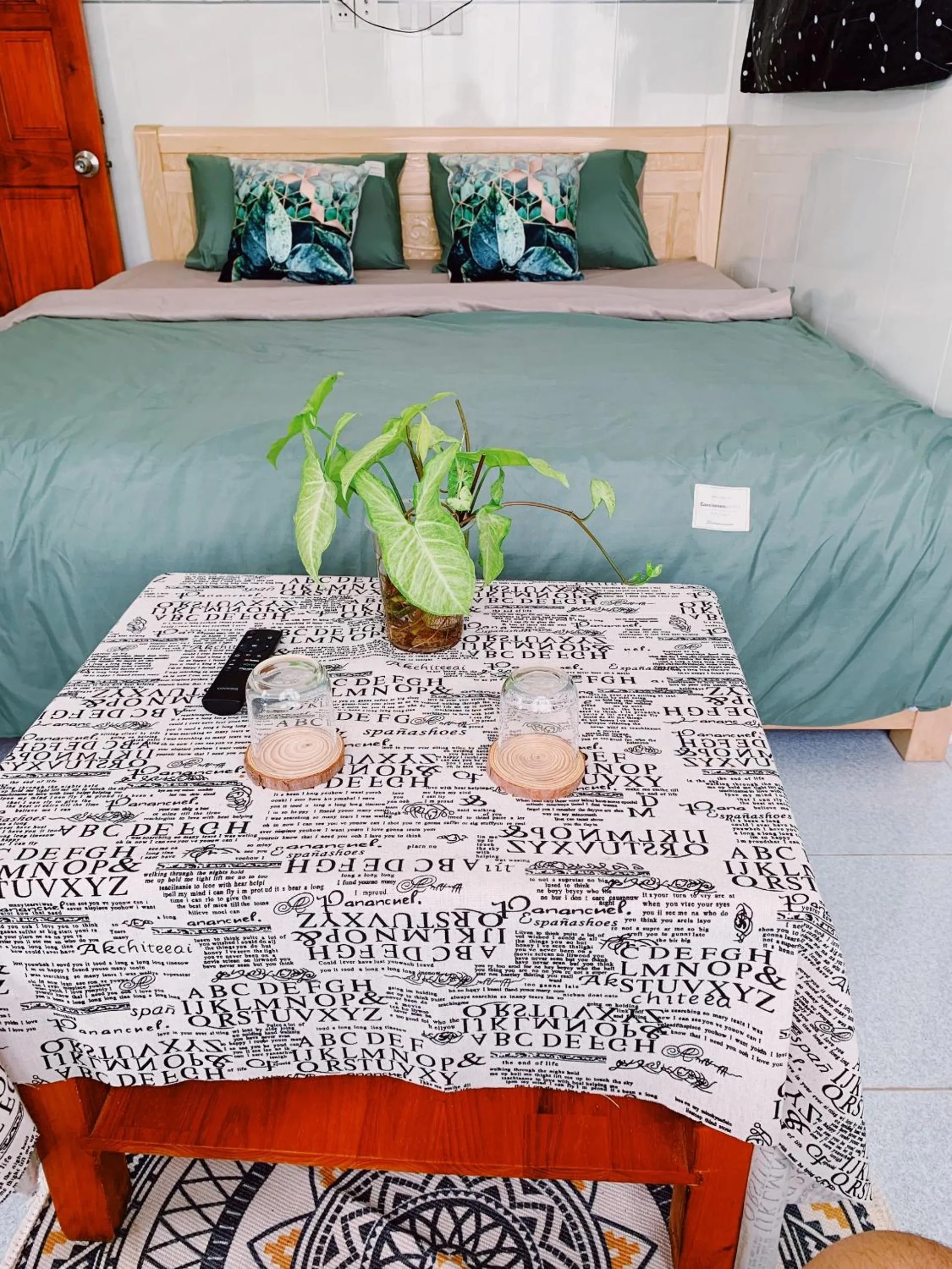 Bed in Phu Quy Hotel