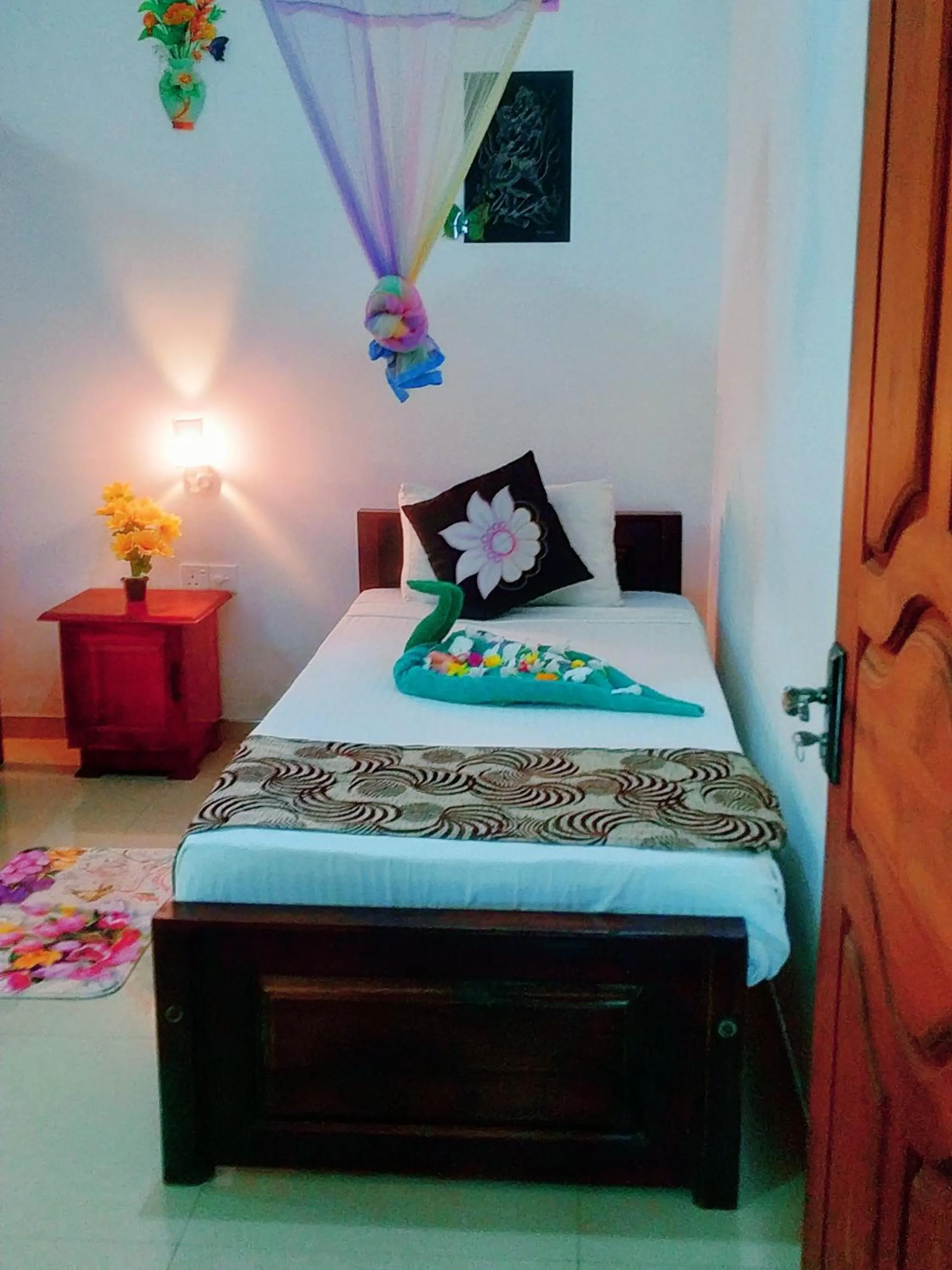 Bed in Greenwood Udawalawa Safari Resort