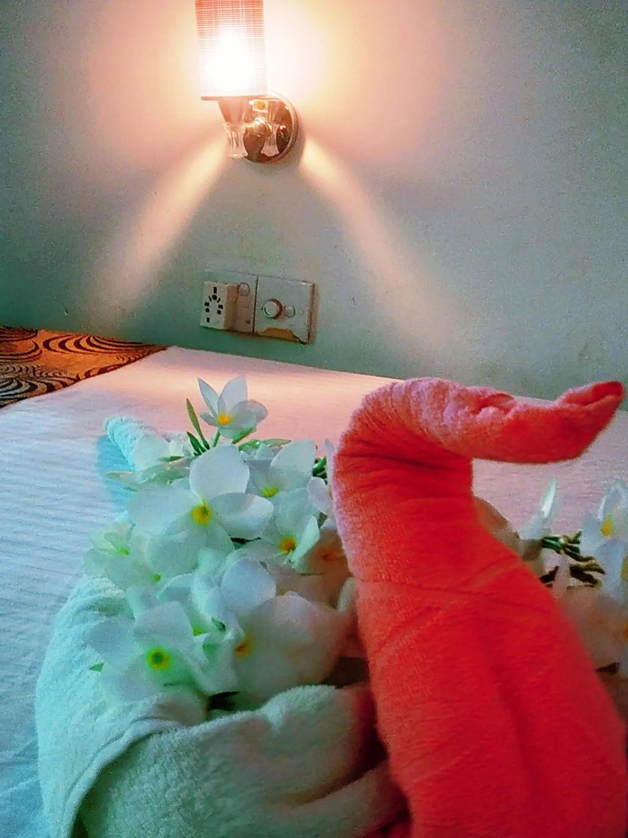 Bed in Greenwood Udawalawa Safari Resort