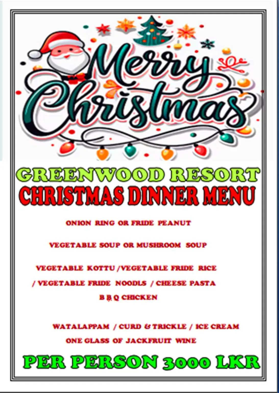 Restaurant/places to eat in Greenwood Udawalawa Safari Resort