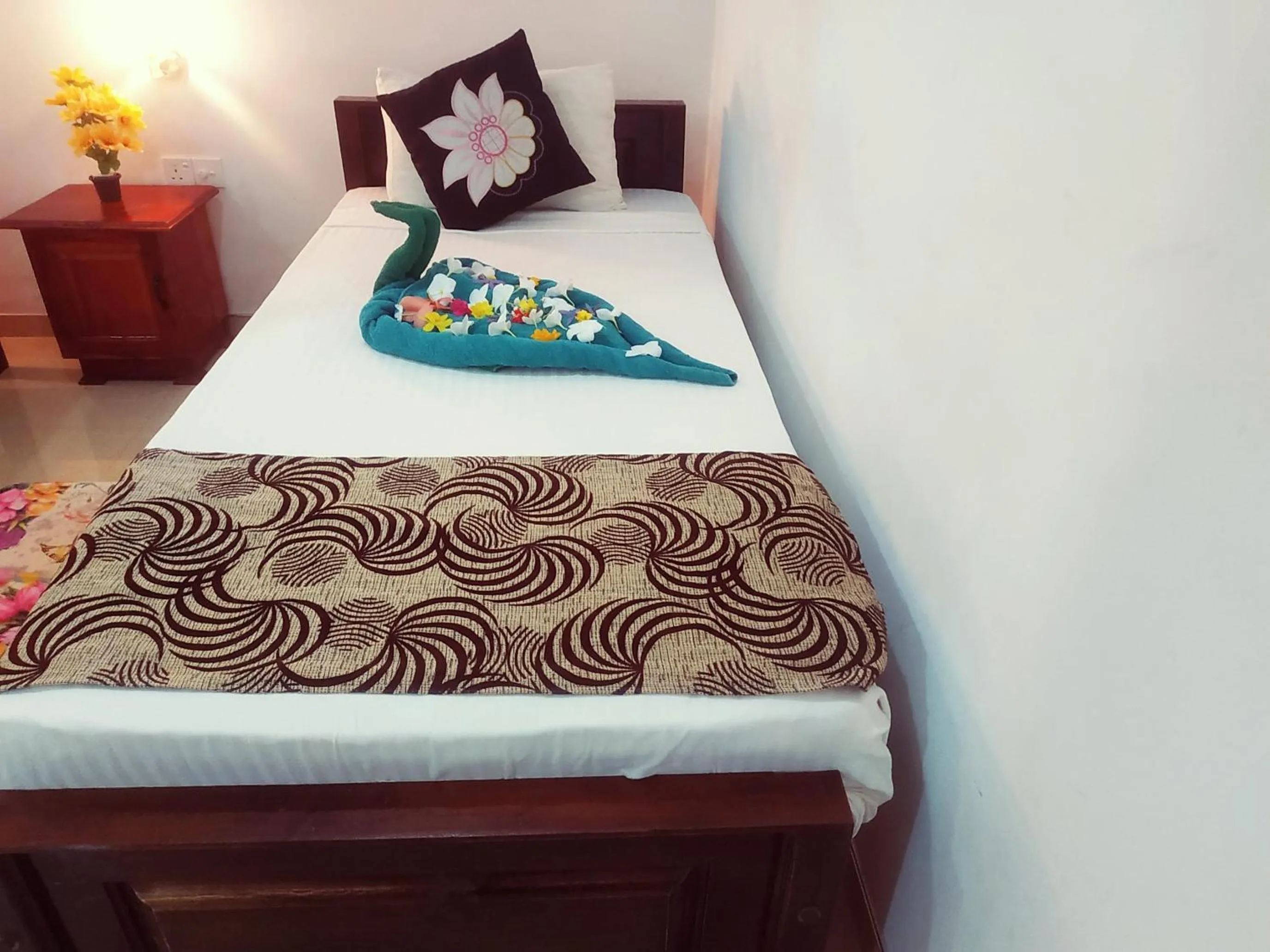 Bed in Greenwood Udawalawa Safari Resort