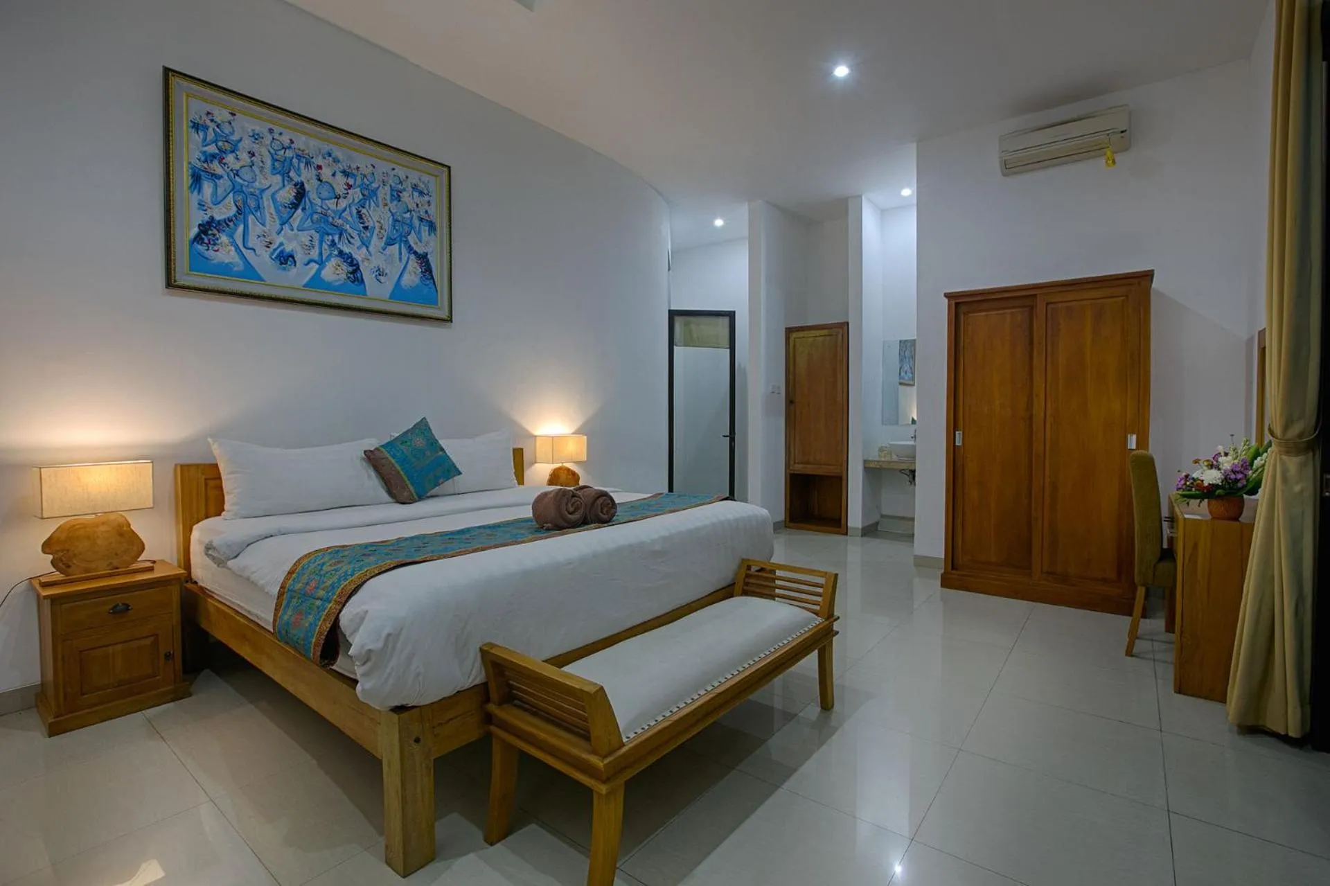 Bedroom, Bed in My Villa and Resort Canggu